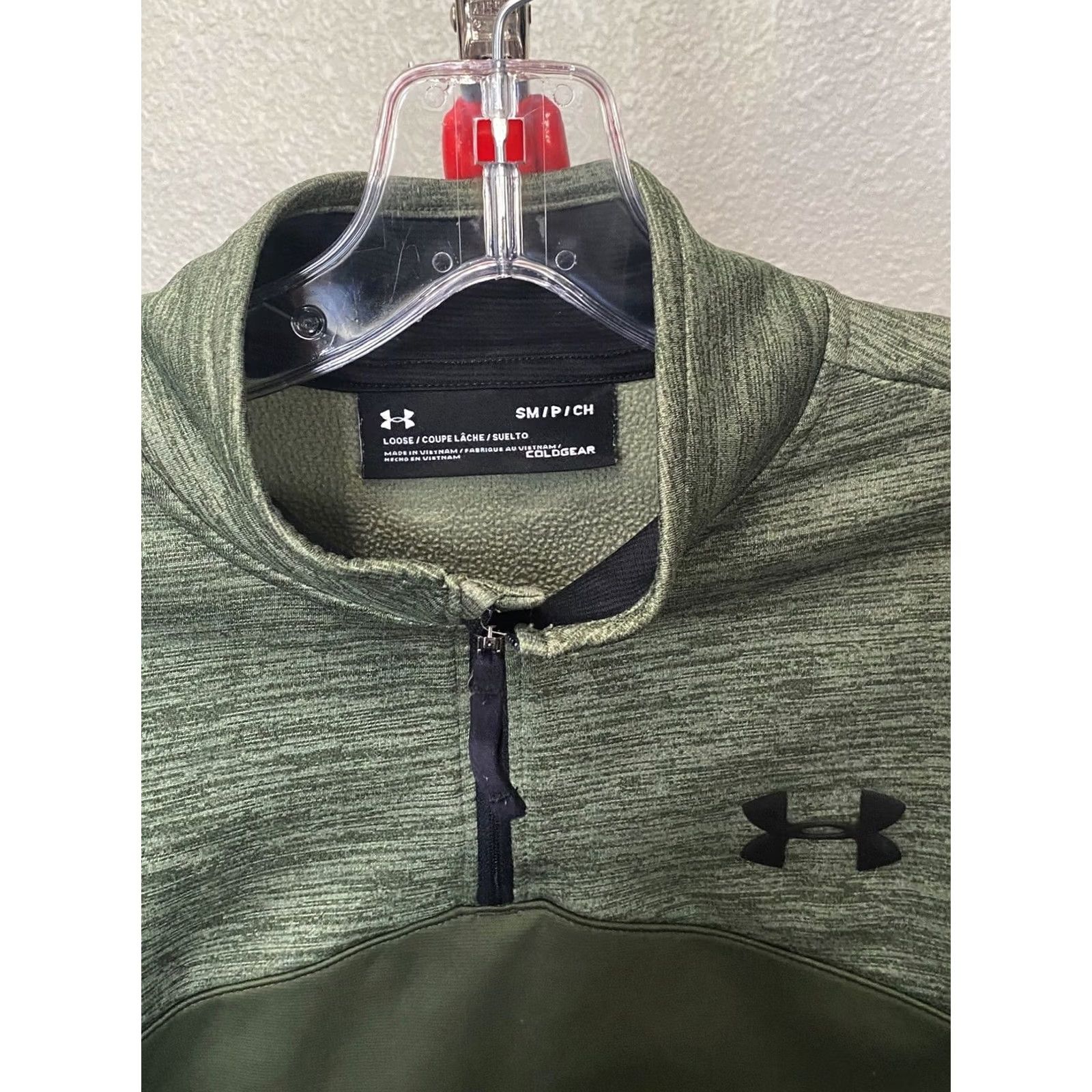 Under Armour Under Armour Sweater Small S Green Zippered Multicolor Mens Size US S / EU 44-46 / 1 - 6 Thumbnail