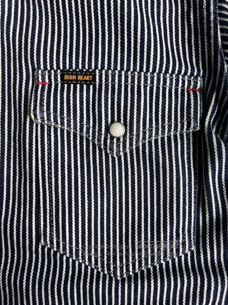 Iron Heart Iron Heart Heavy weight 21oz striped shirt Size US S / EU 44-46 / 1 - 5 Thumbnail