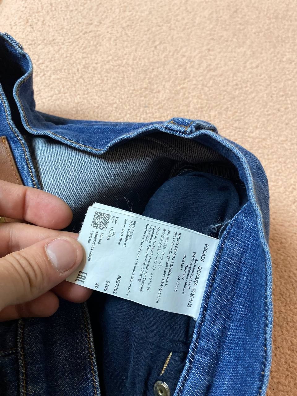 Escada × Vintage Vintage Y2K faded blue washed baggy wide leg jeans Size 40" / US 18 - 4 Thumbnail