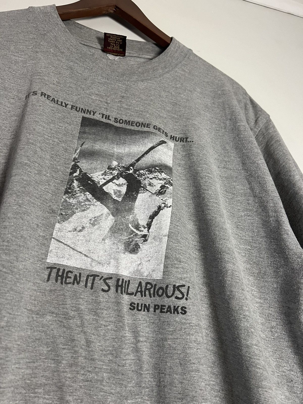 Burton × DC × Quiksilver Vintage Snowboard 🎭comedy tee🎭 Size US XL / EU 56 / 4 - 1 Thumbnail