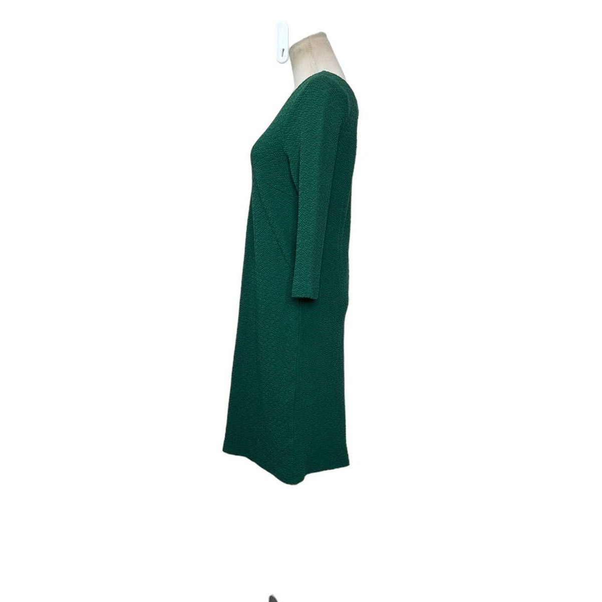 Ganni Ganni green textured 3/4 sleeves mini sheath dress size XS Size XS / US 0-2 / IT 36-38 - 8 Thumbnail