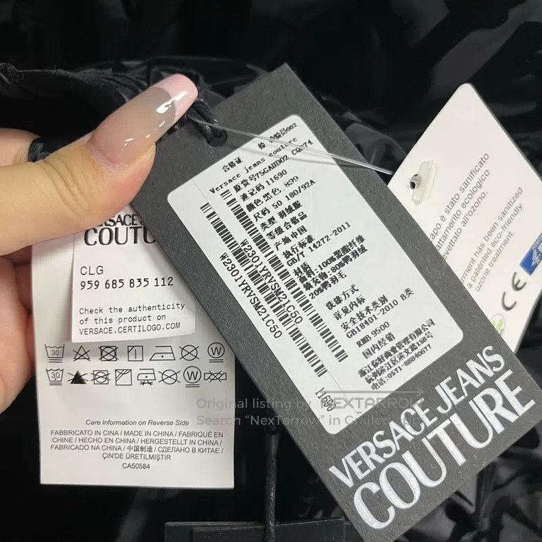 Versace Versace Color-blocked letter logo full print zipper hooded Size US XL / EU 56 / 4 - 8 Thumbnail