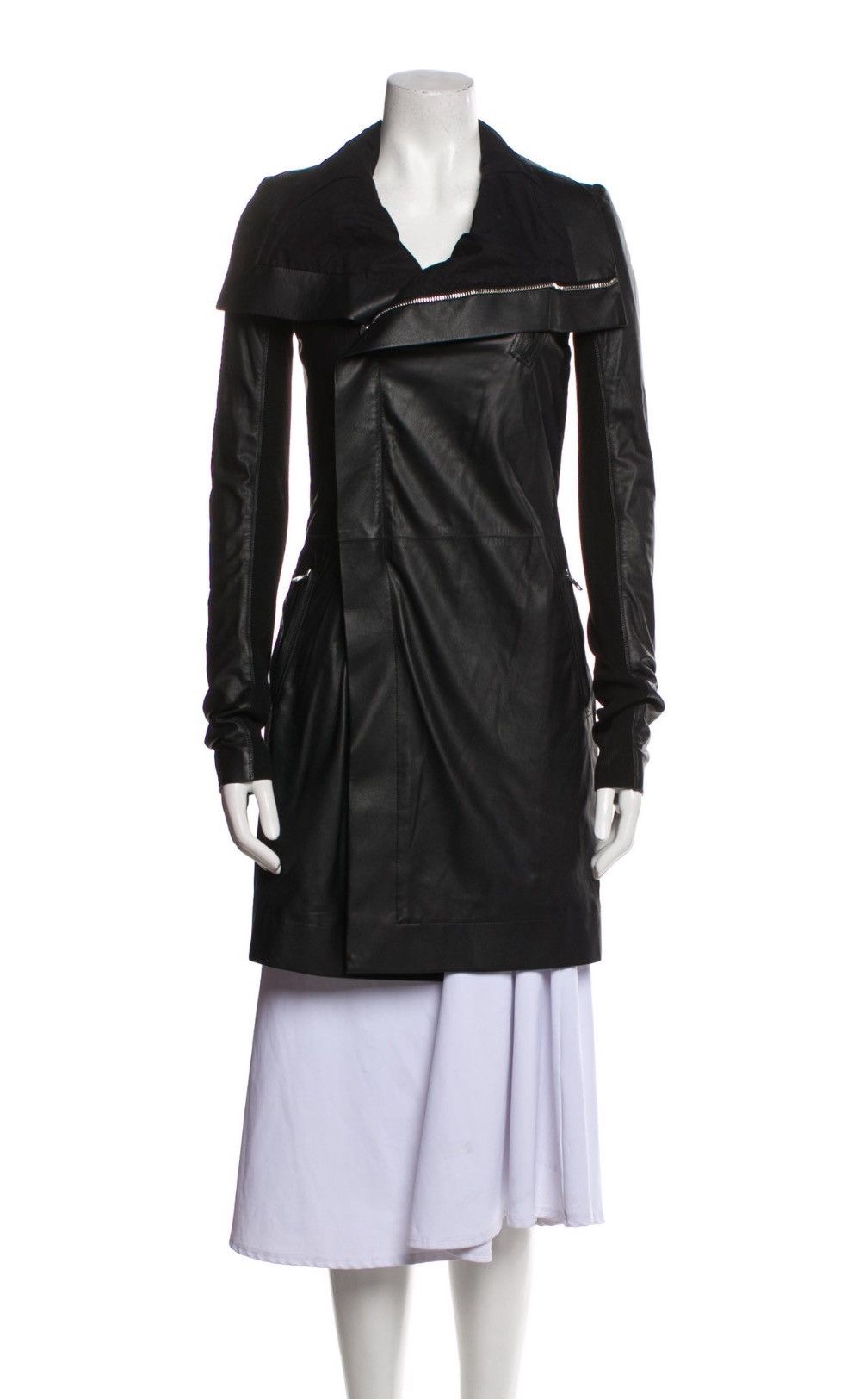 Rick Owens Leather Coat