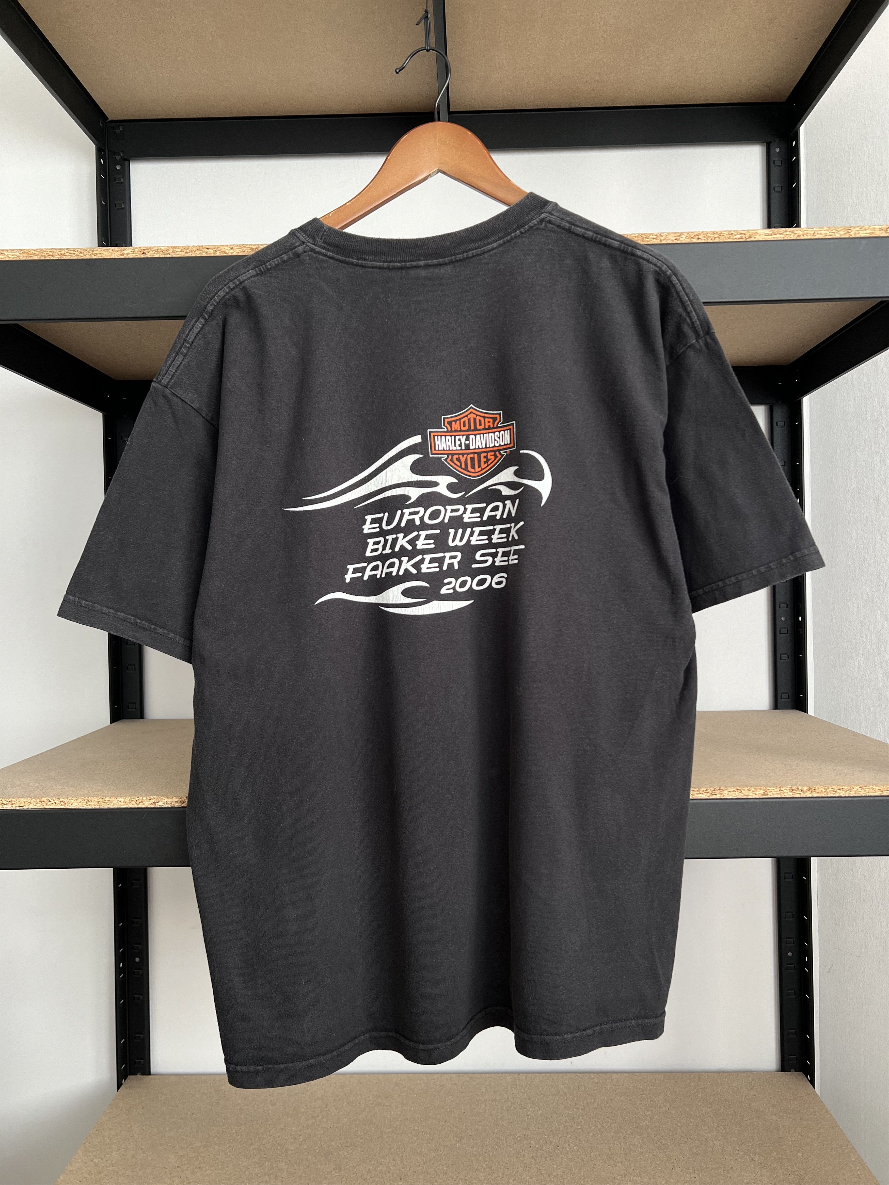 Harley Davidson Vintage 2006 Harley Davidson Motorcycle Bike Week T-shirt Size US XL / EU 56 / 4 - 2 Thumbnail