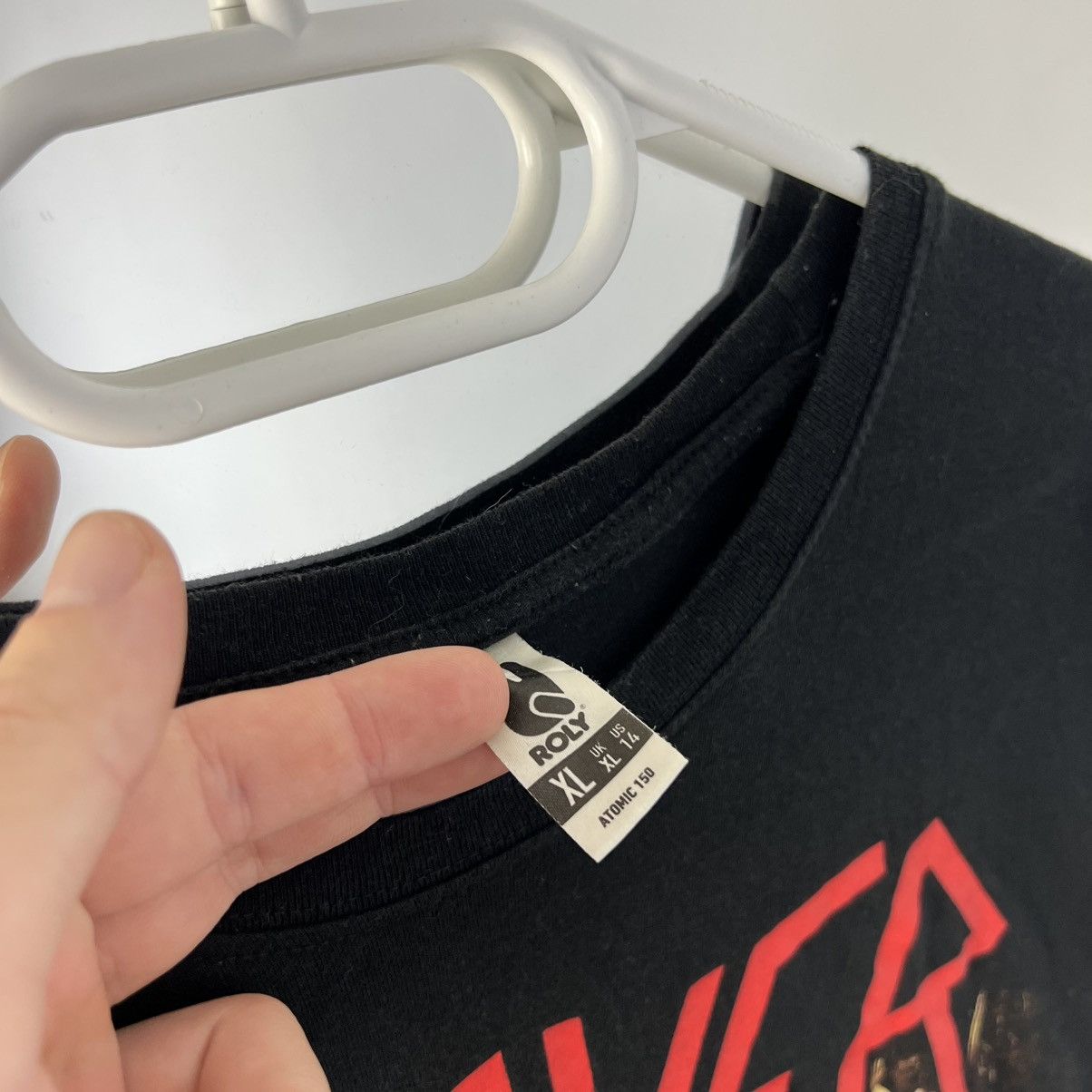 Band Tees Vintage Slayer Jesus Two Sides Logo Rock Band T-Shirt Size US XL / EU 56 / 4 - 5 Thumbnail