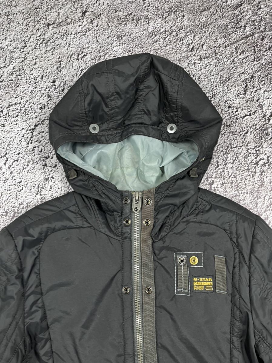 G-Star Vintage Y2K G Star Raw Modern Flight Hooded overshirt jacket Size US S / EU 44-46 / 1 - 3 Thumbnail