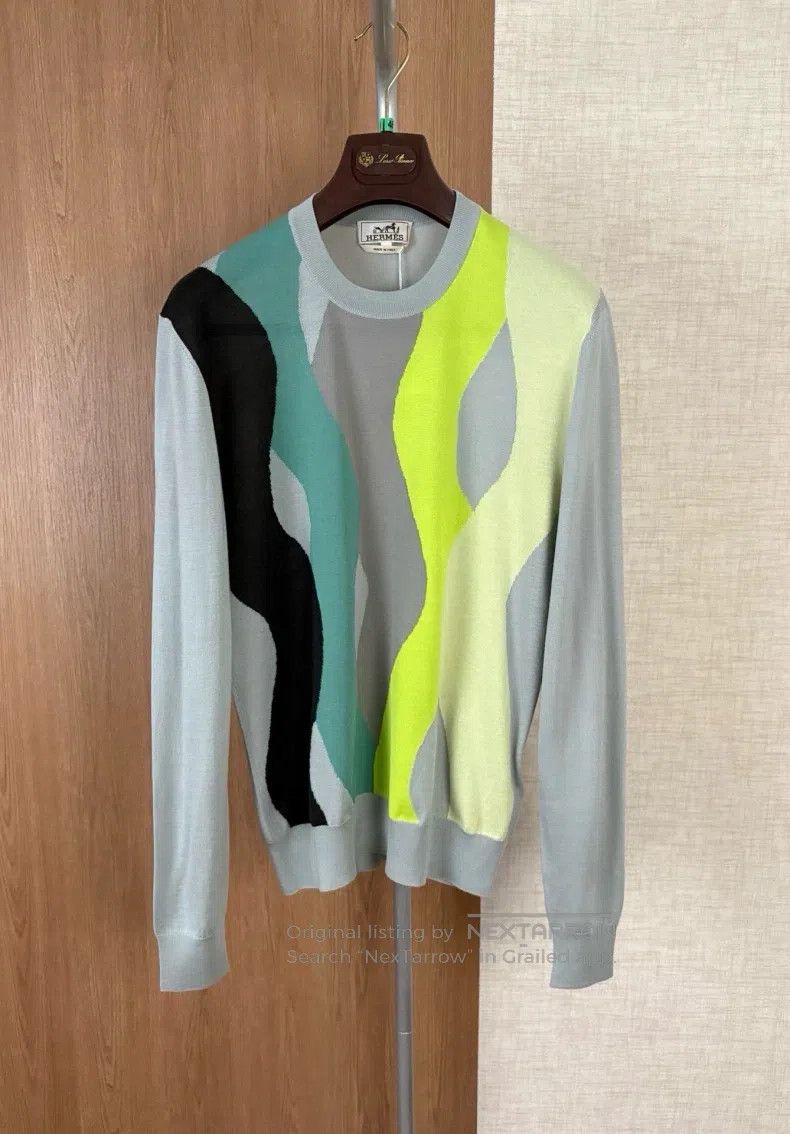 Hermes Hermes Cashmere Silk Knit Sweater Size US S / EU 44-46 / 1 - 1 Thumbnail