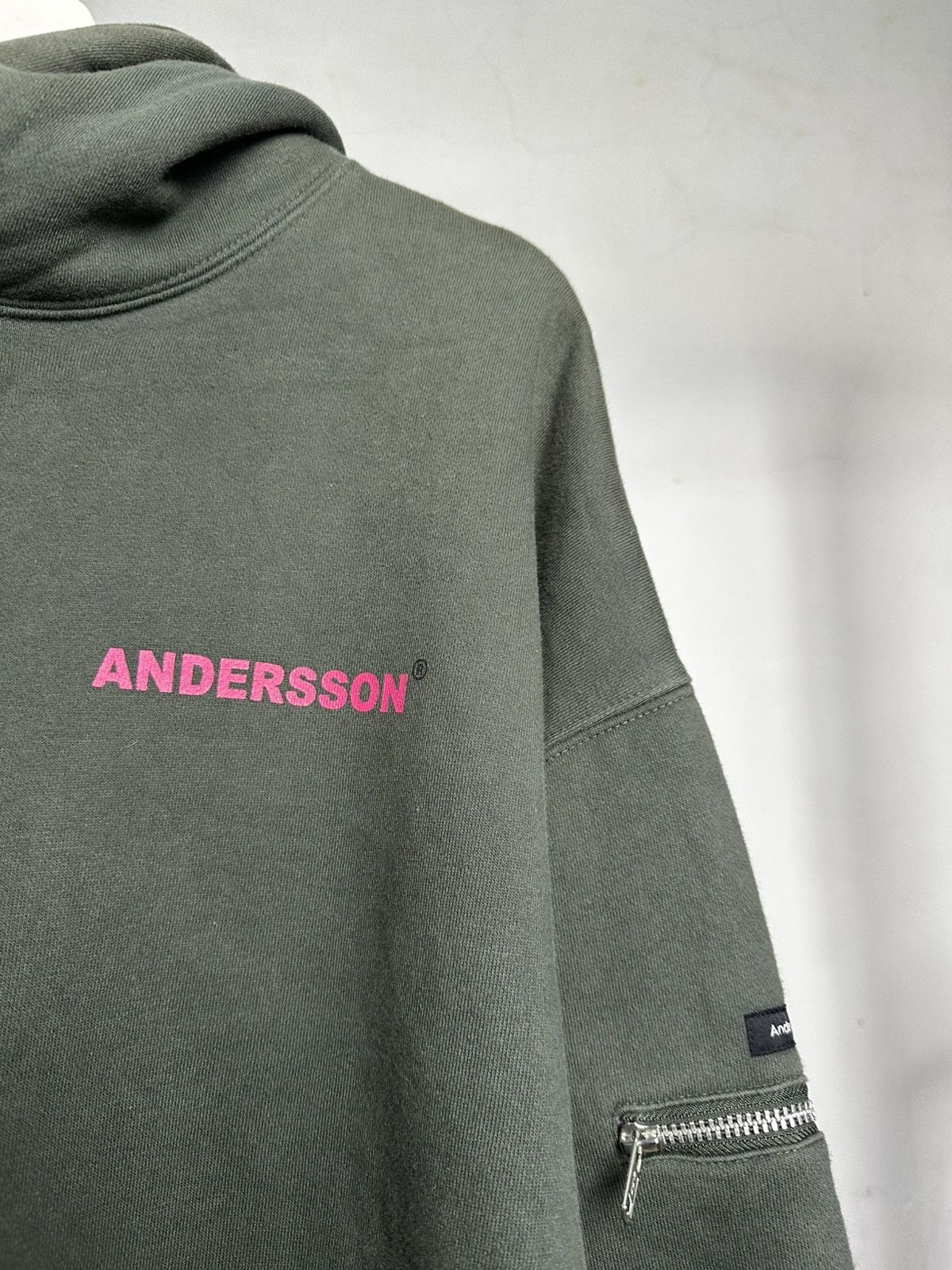 Andersson Bell Andersson Bell Baggy Hoodie – Olive Green Size US L / EU 52-54 / 3 - 5 Thumbnail