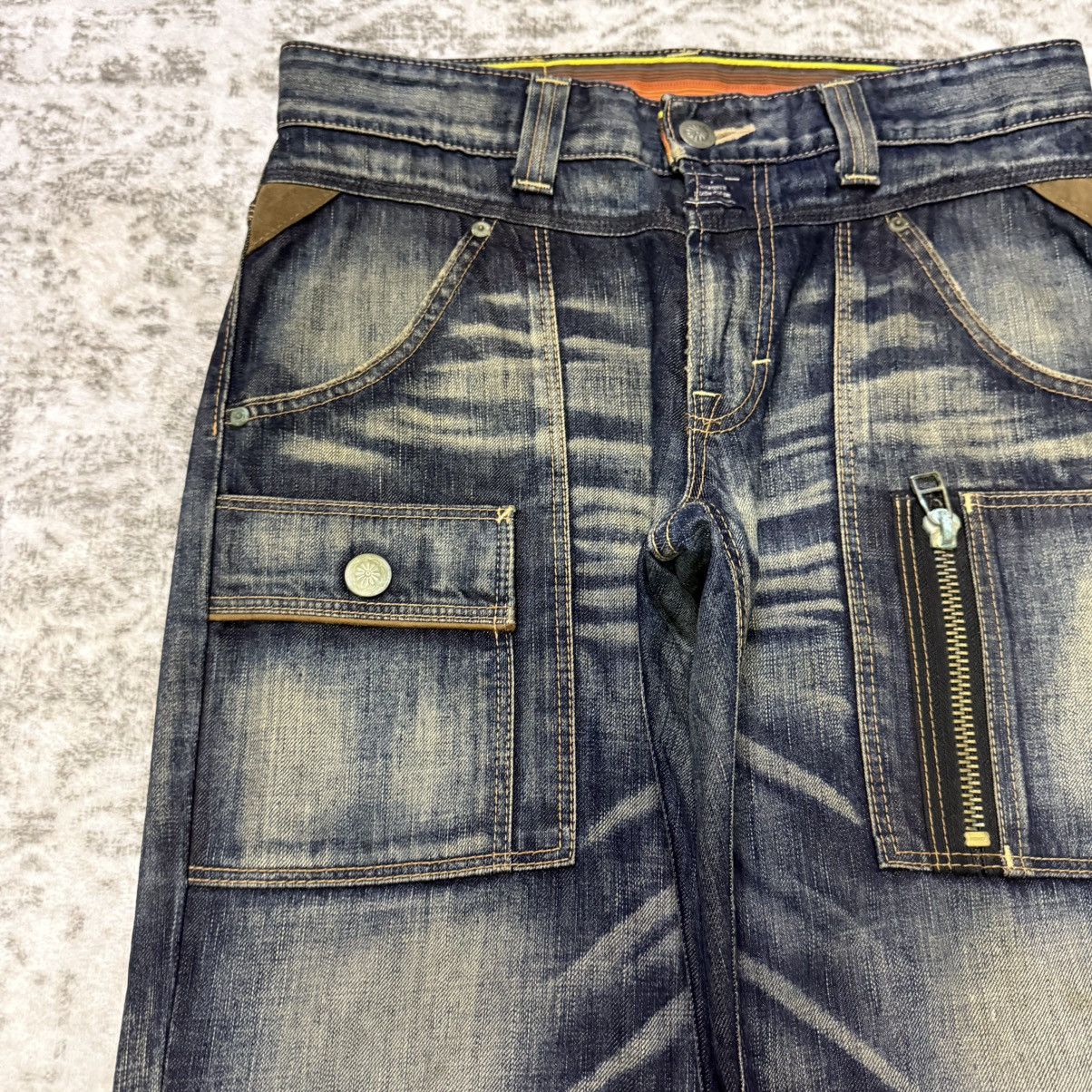Edwin Vintage Edwin Blue Trip 512 Bush Pocket Mud Wash Jeans Size US 32 / EU 48 - 4 Thumbnail