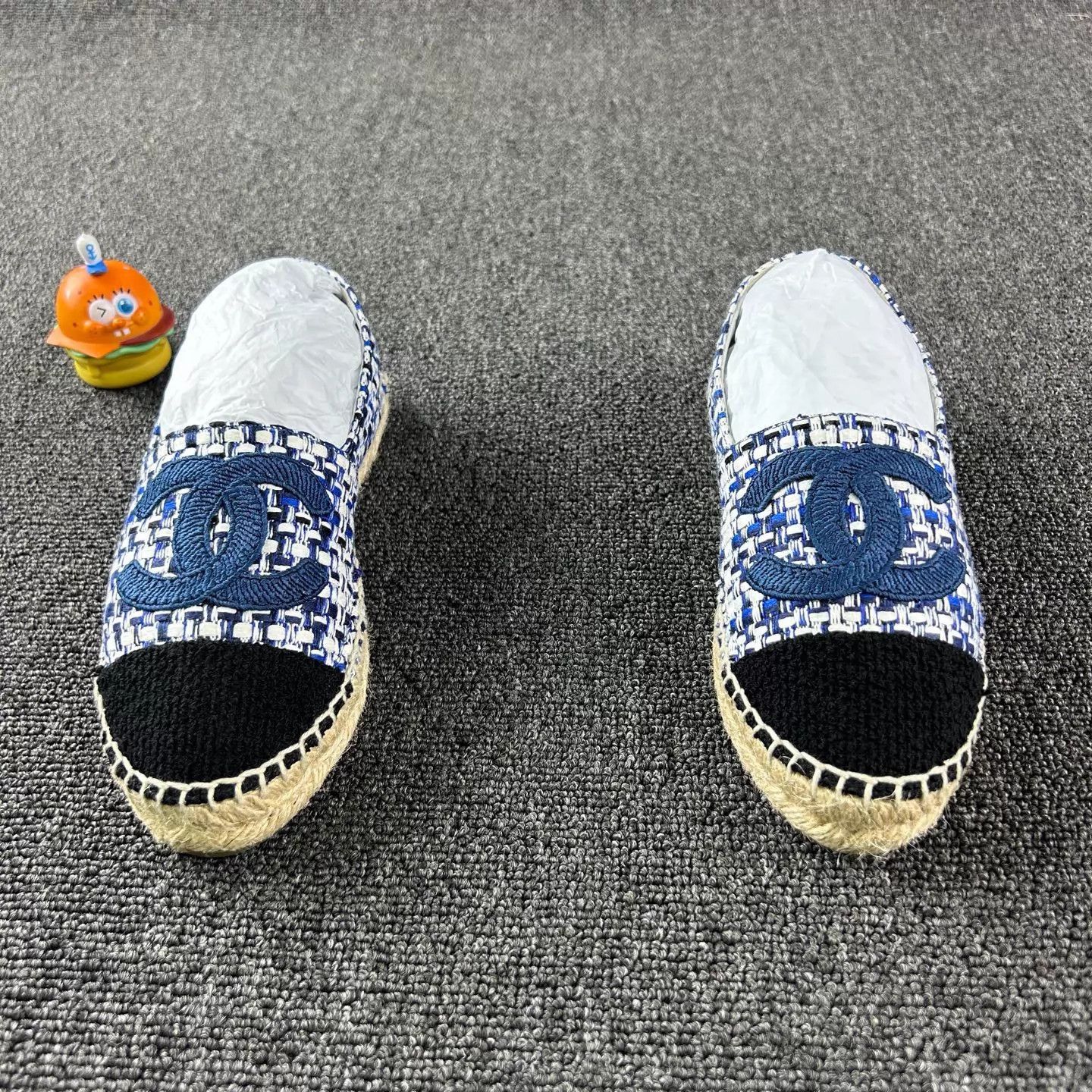 Chanel Chanel Blue Woven Fisherman Shoes Size 36 Size US 5.5 / IT 35.5 - 2 Thumbnail
