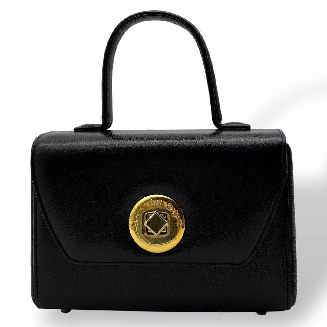 Givenchy Vintage Givenchy top handle bag in black leather Size ONE SIZE - 2 Thumbnail
