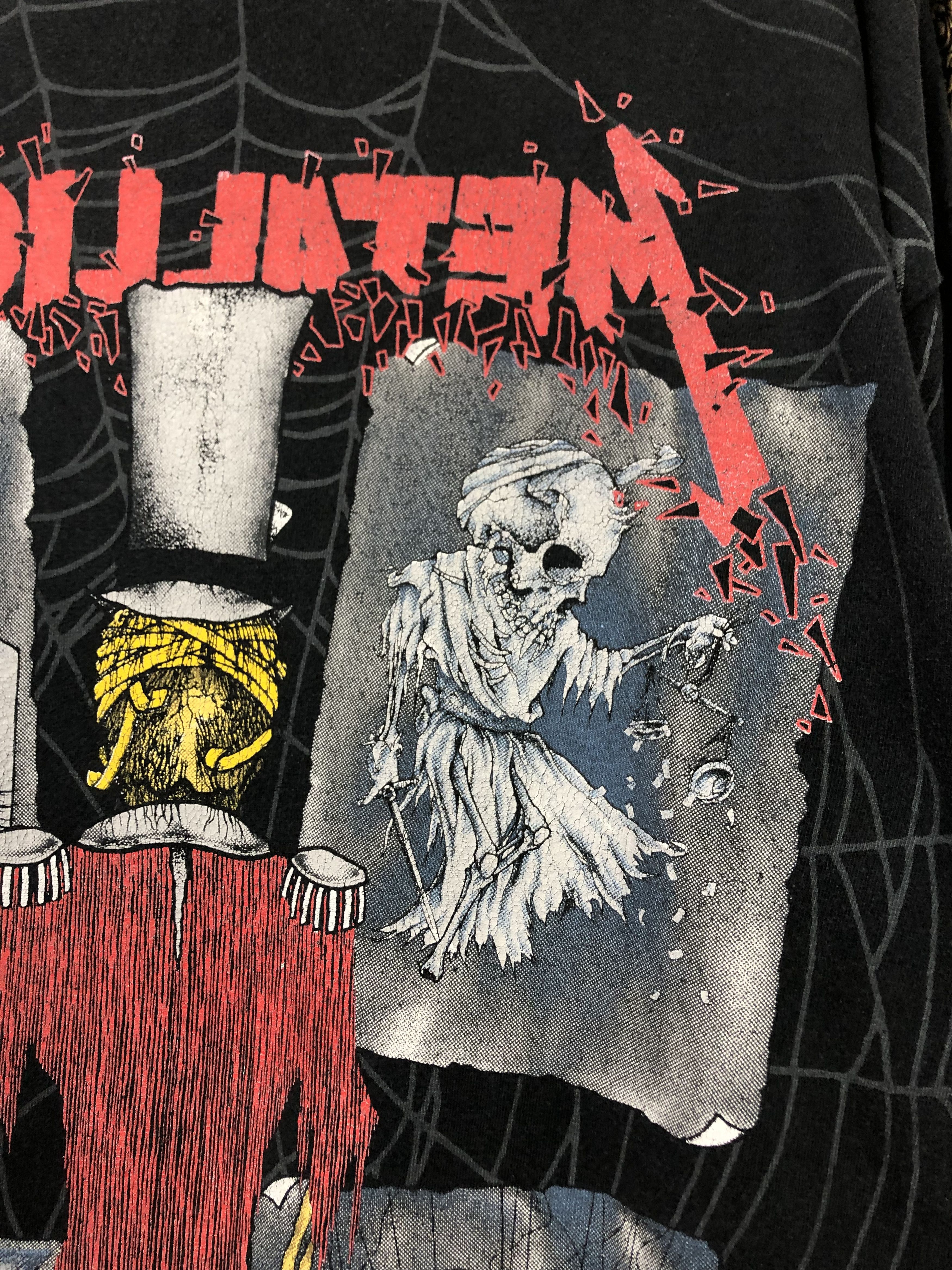 Vintage Vintage 1992 Metallica Ringmaster Pushead Shirt Tee Hype Size US L / EU 52-54 / 3 - 16 Thumbnail