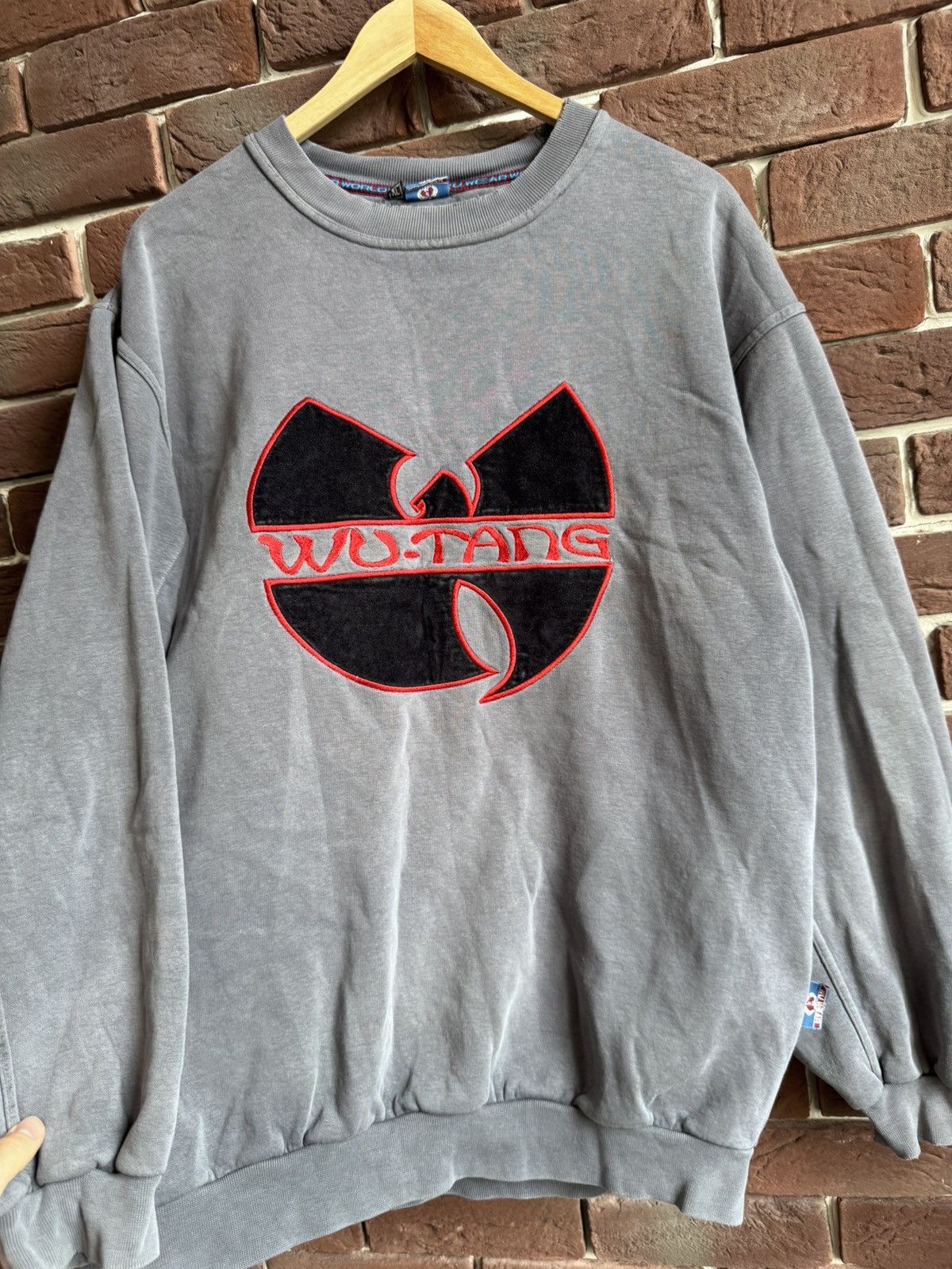 Wu-Tang Clan Wu Wear Worldwide Vintage Wu Tang Clan Rap Crewneck Sun Fade Size US XL / EU 56 / 4 - 5 Thumbnail