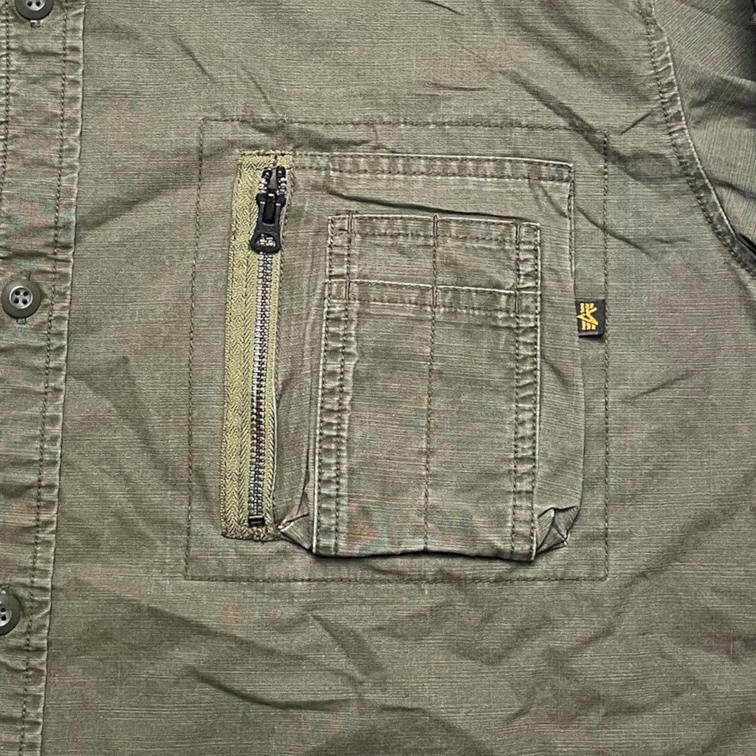Alpha Industries × Vintage Vintage Alpha Industries Shirt Size US XXL / EU 58 / 5 - 3 Thumbnail