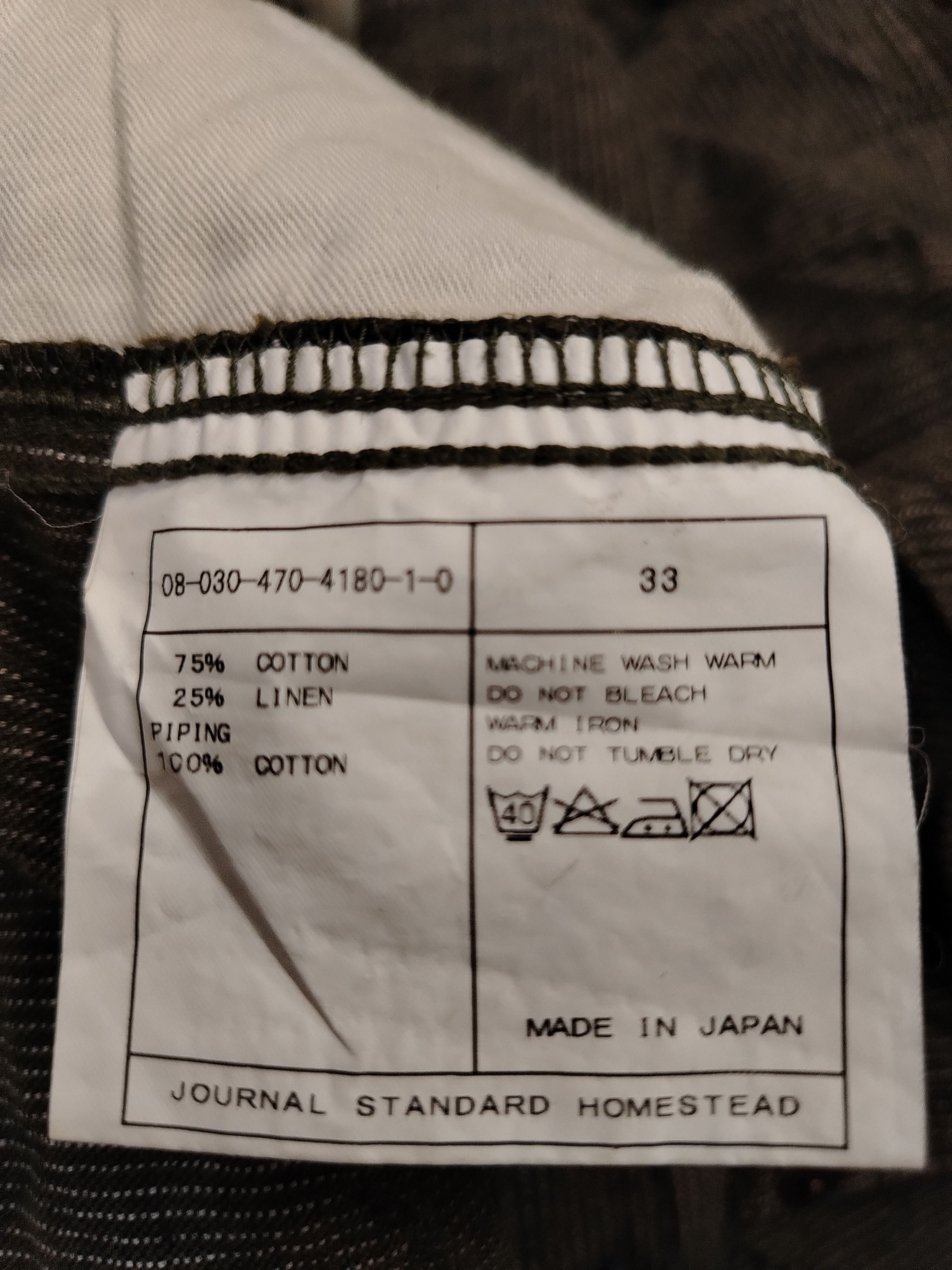 J.S. Homestead JS Homestead Herringbone trouser pants Size US 34 / EU 50 - 4 Thumbnail