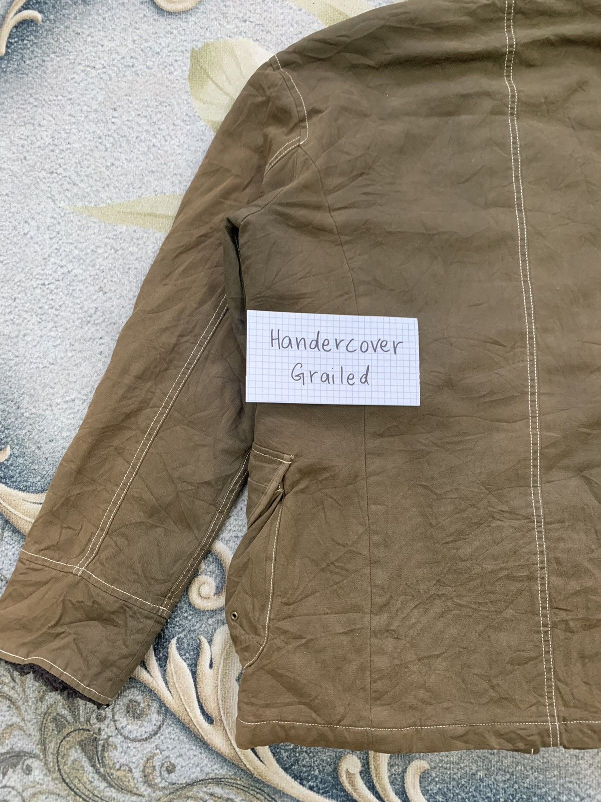 Tornado Mart Tornado Mart Parka Style Cargo Pocket Jacket Hairy Hoodie Size US M / EU 48-50 / 2 - 7 Thumbnail