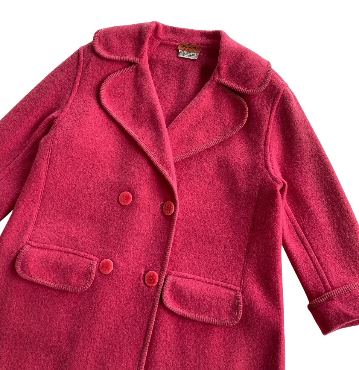 Missoni Missoni Wool Coat Pink Size M / US 6-8 / IT 42-44 - 6 Thumbnail