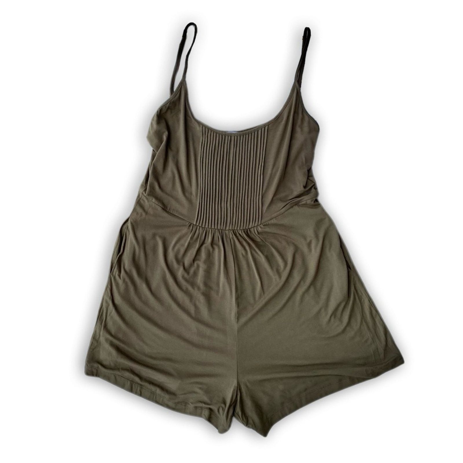 Calvin Klein Calvin Klein NEW$99 Super Soft Comfort Romper w Pockets 12 Size 34" / US 12 / IT 48 - 1 Thumbnail