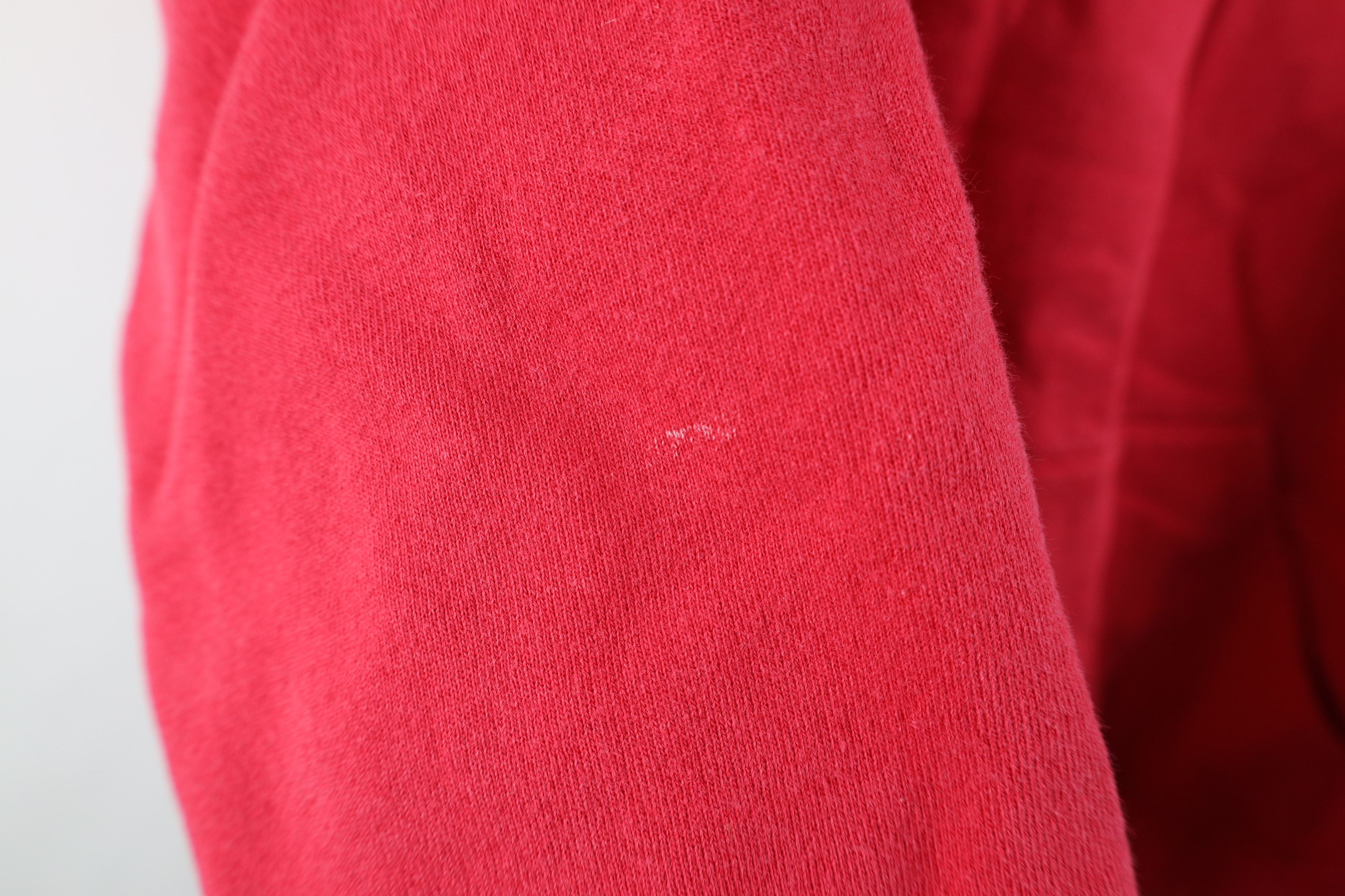 Vintage Vintage 90s Ohio State University Hoodie Sweatshirt Red Size US M / EU 48-50 / 2 - 7 Thumbnail