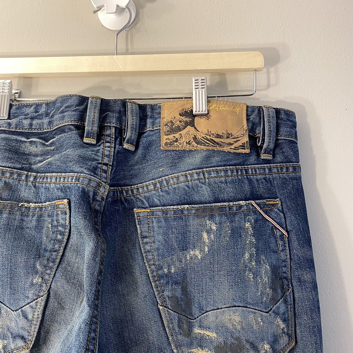 Japanese Brand Japanese Selvedge Denim Jeans Archive 2000s Size US 33 - 5 Thumbnail