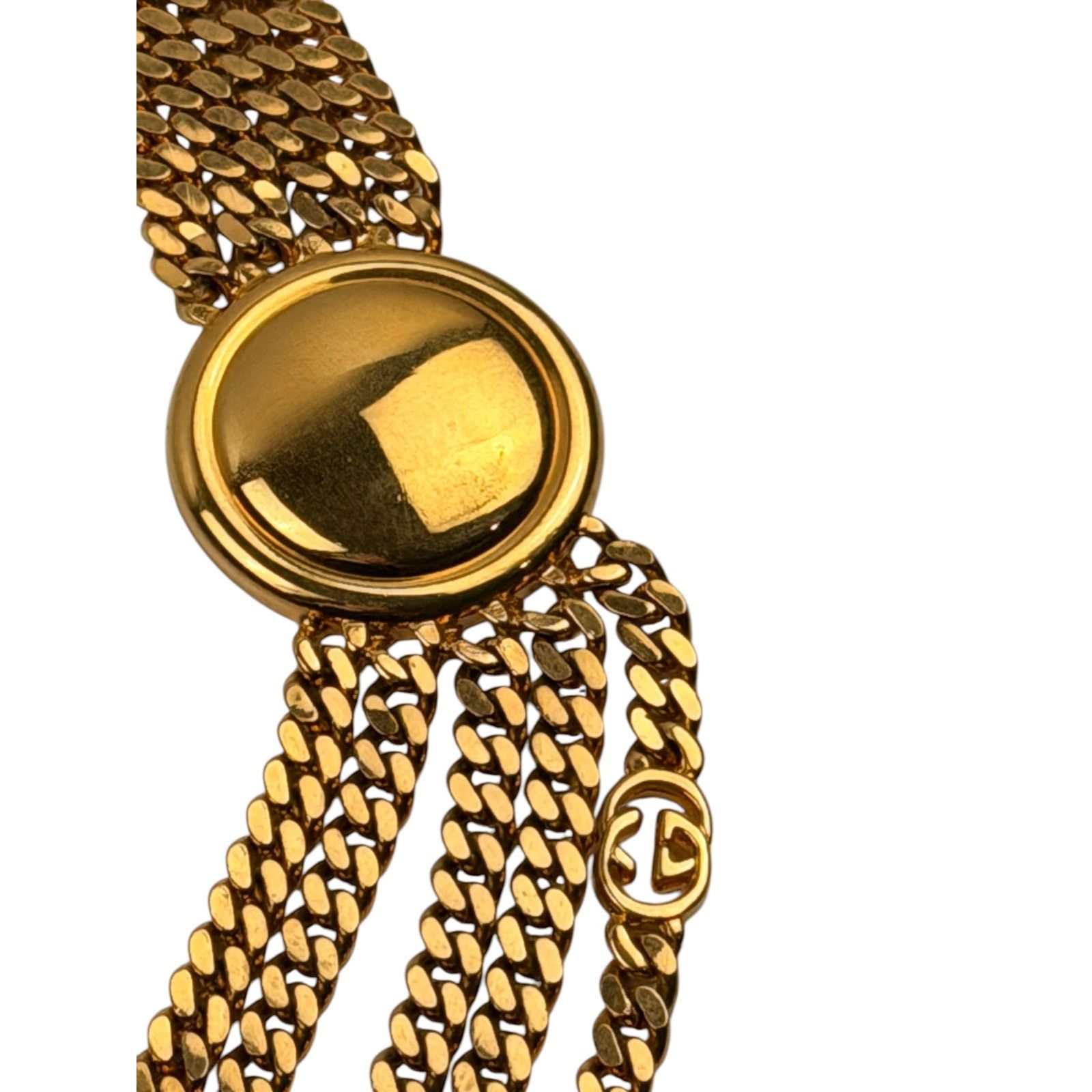 Gucci Gucci Vintage Multi Chain GG Gold Belt/Necklace Gold Plated Size ONE SIZE - 1 Thumbnail