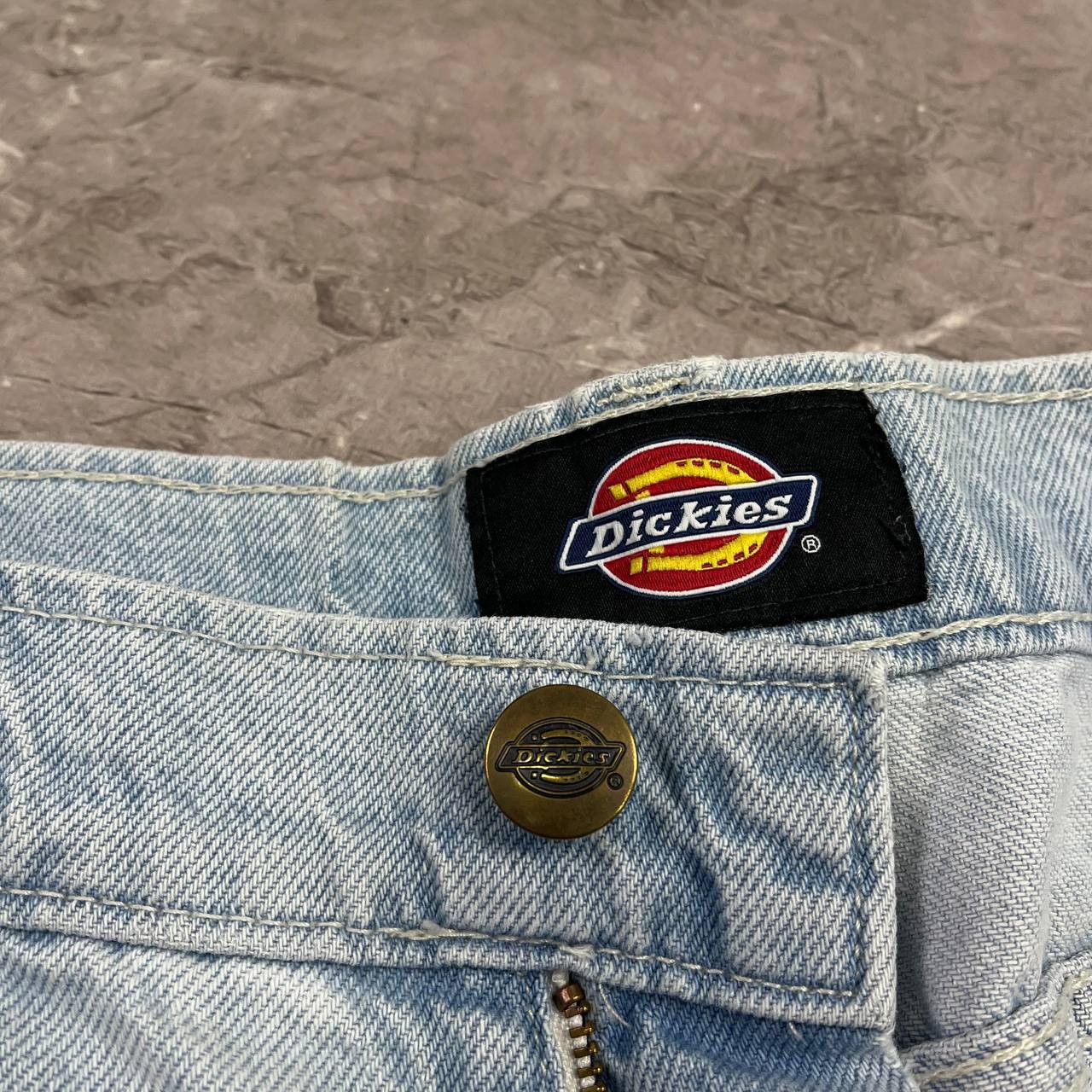 Dickies Vintage Dickies Washed Denim Blue Jeans Carpenter Y2K Baggy Size US 33 - 19 Thumbnail