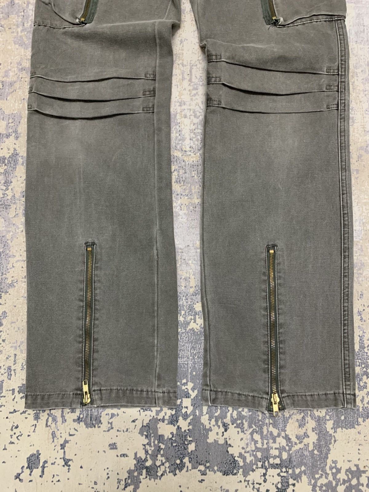 If Six Was Nine Vanquish Gold Multi-Zip Gimmick Flare Cargo Tactical 32 Size US 32 / EU 48 - 3 Thumbnail