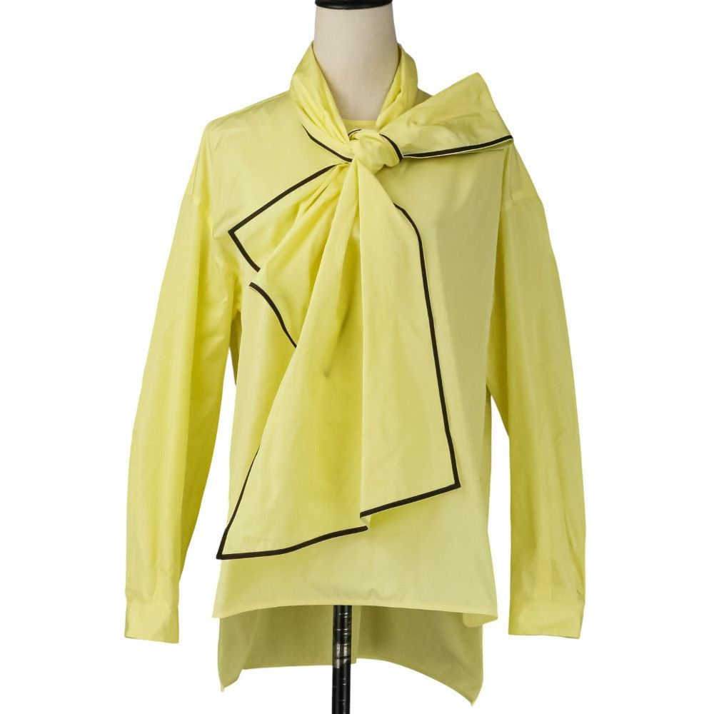 Other Other TOMORROWLAND .B Micro Taffeta Bow Tie Blouse Textile Tops DUTY FREE for USA Size ONE SIZE - 1 Thumbnail
