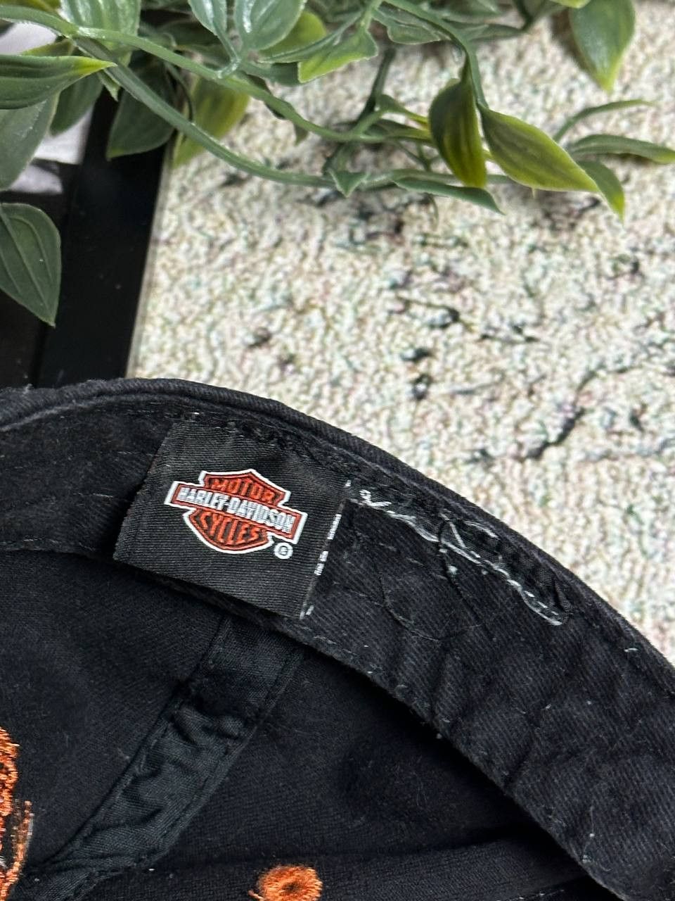 Harley Davidson × Vintage Vintage Harley Davidson Archival Cap Os Y2K Avantgarde Size ONE SIZE - 4 Thumbnail