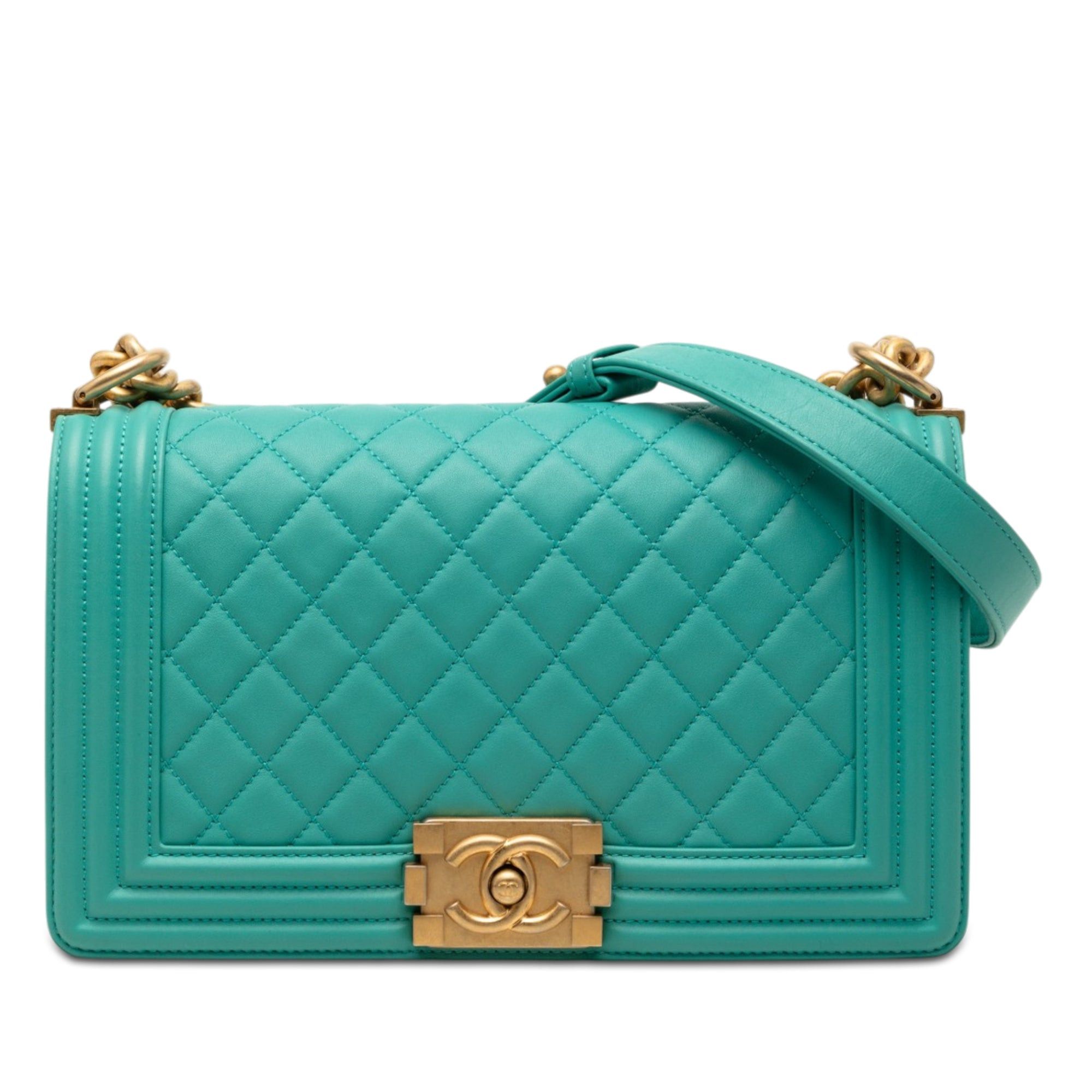 Chanel Old Medium Quilted Lambskin Boy Flap Size ONE SIZE - 1 Thumbnail