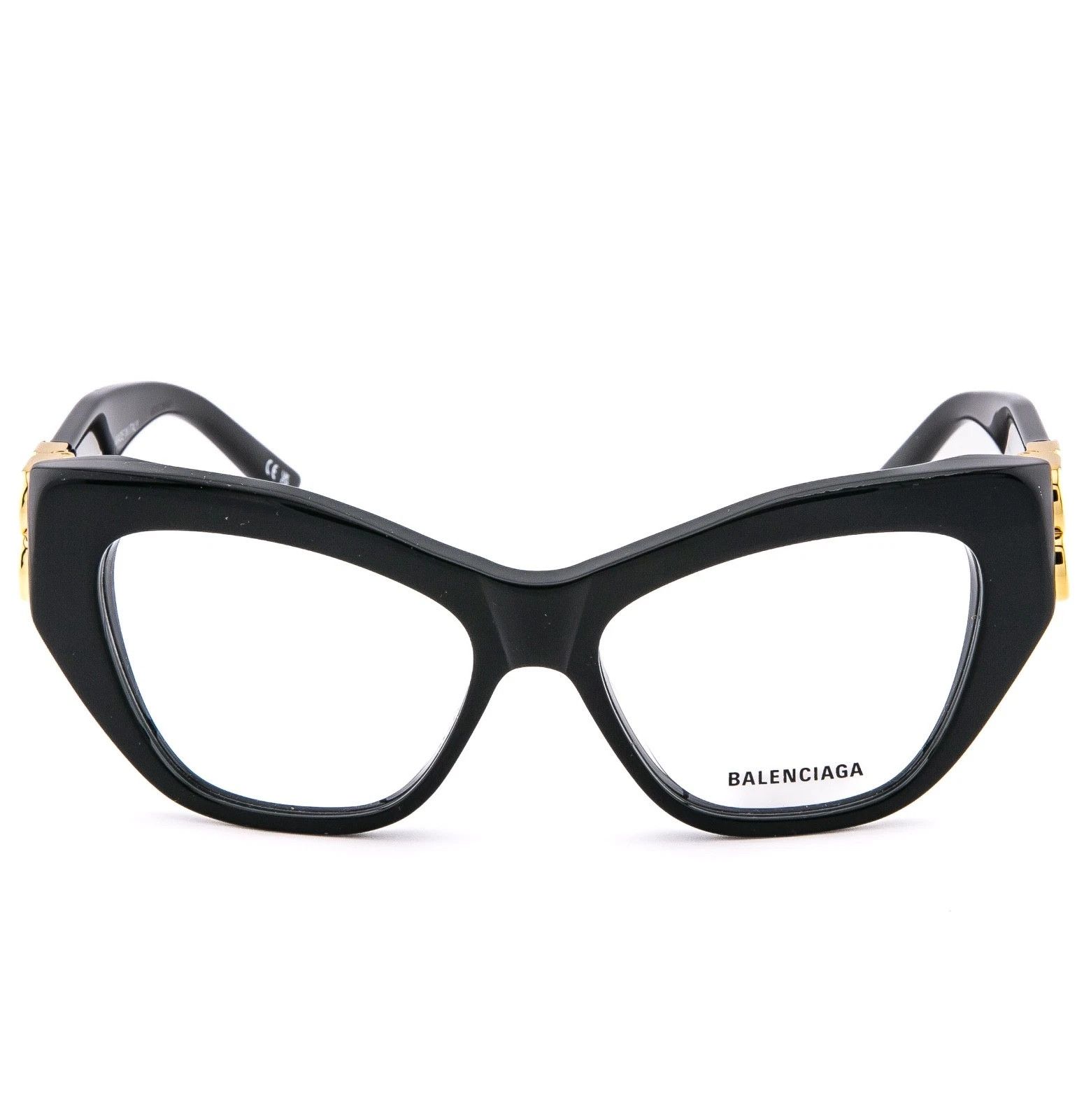 Balenciaga BALENCIAGA BB0312O 0312 Black Logo Unisex Eyeglasses 001 Size ONE SIZE - 5 Thumbnail