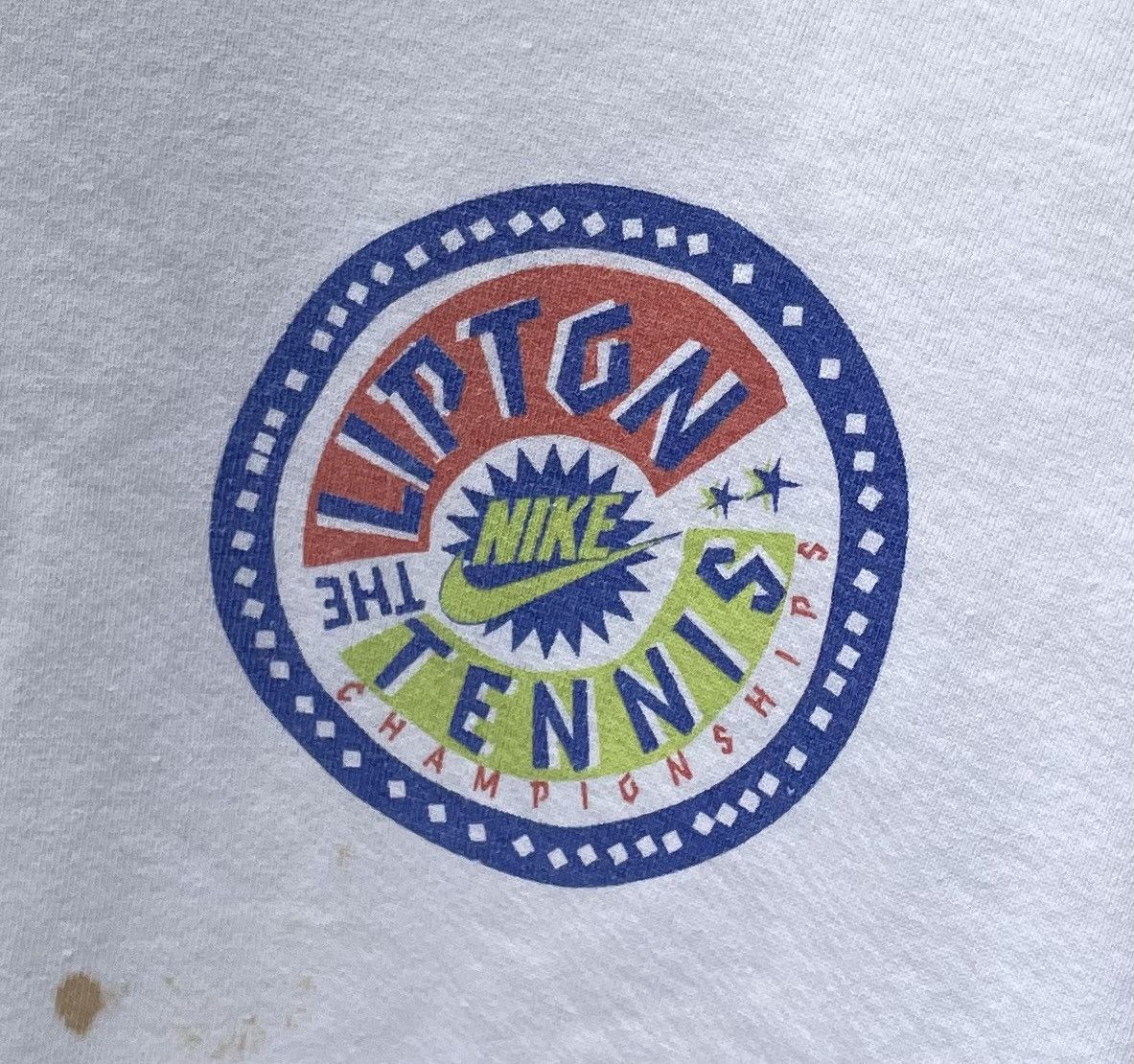 Nike Rare VTG Nike Grey Tag Lipton Tennis Championship Sweatshirt Size US XL / EU 56 / 4 - 9 Thumbnail
