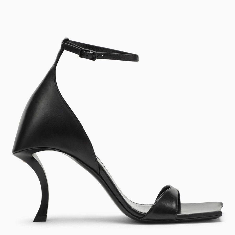 image of Balenciaga O1D2Blof0124 Sandals In Black, Women's (Size 8)