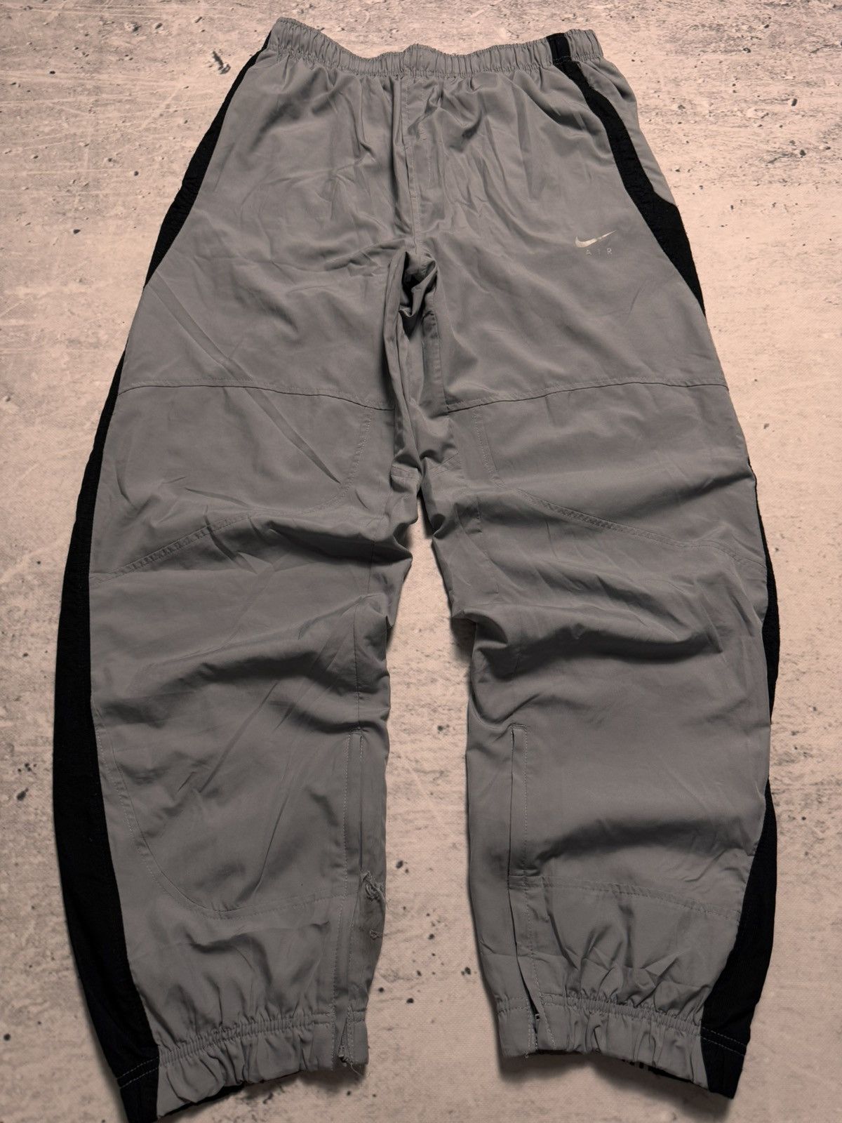 Nike × Vintage NIKE AIR VINTAGE BASIC LOGO OVERSIZE BAGGY PANTS Size US 34 / EU 50 - 3 Thumbnail