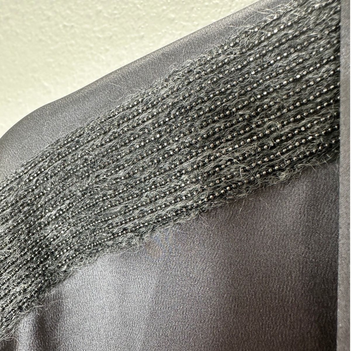 Brunello Cucinelli NWT Brunello Cucinelli Gray Silk Beaded Snap Shirt XL Size XL / US 12-14 / IT 48-50 - 11 Thumbnail