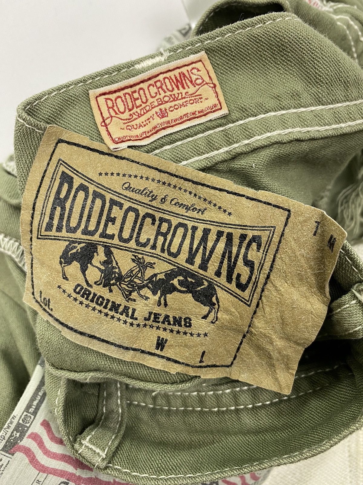 Japanese Brand Rodeo Crowns Dirty Skirt Size 27" / US 4 / IT 40 - 10 Thumbnail