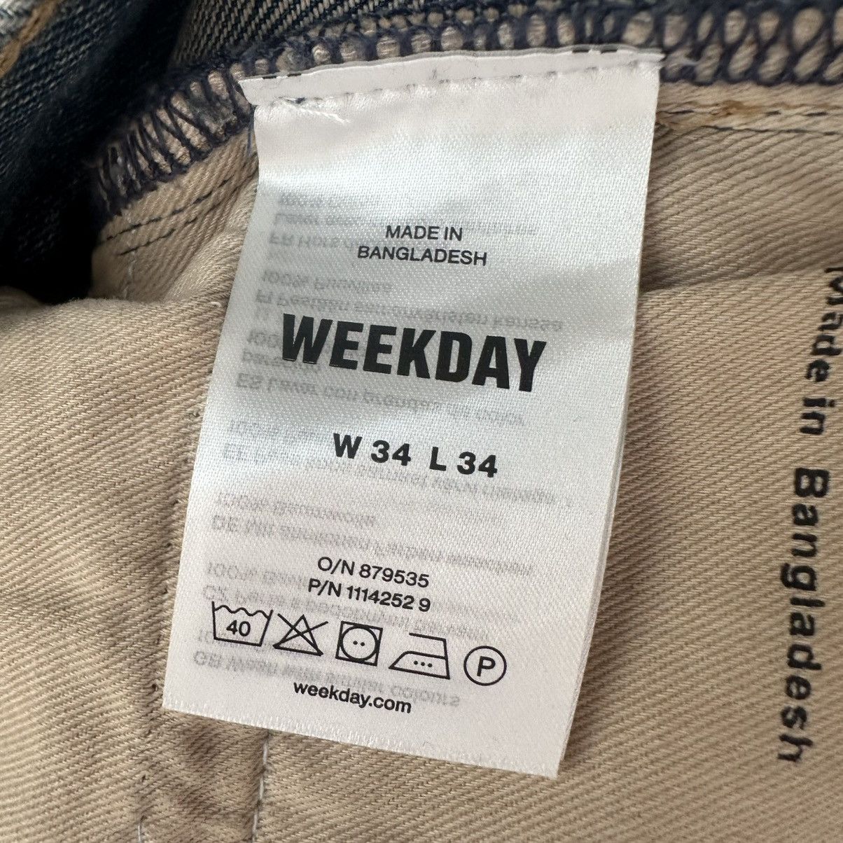 Weekday Weekday Astro loose baggy Jeans Size US 34 / EU 50 - 9 Thumbnail