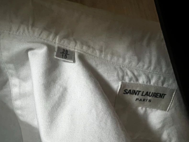 Saint Laurent Paris Saint laurent paris size 38 13fw first year white organ sh Size US M / EU 48-50 / 2 - 5 Thumbnail