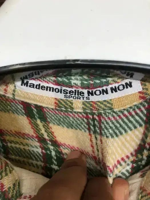 Mademoiselle Non Non Mademoiselle Non Non Plaid Tartan Flannel Shirt 👕 Size US M / EU 48-50 / 2 - 3 Thumbnail