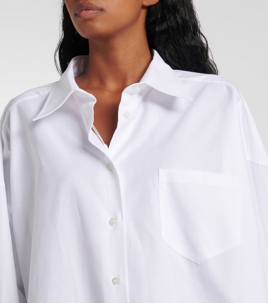 Maison Margiela o1y0625 Long Shirt in White Size XS / US 0-2 / IT 36-38 - 2 Thumbnail