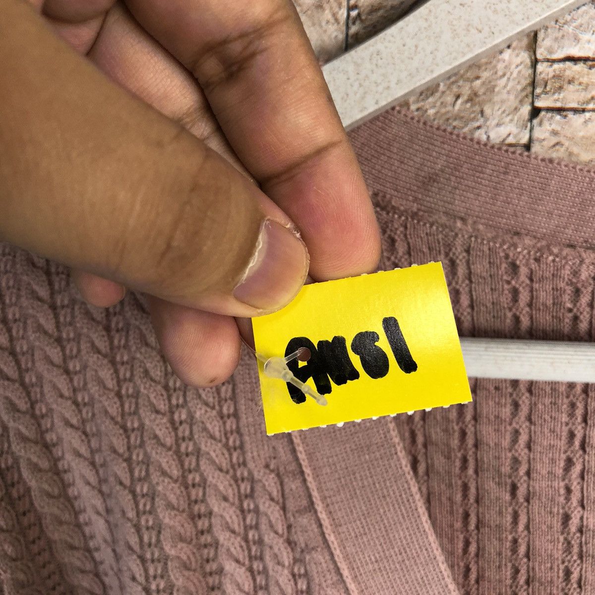 Homespun Knitwear × Japanese Brand Leilian Pink Cardigan ripped Knitwear #A1181 Size M / US 6-8 / IT 42-44 - 10 Thumbnail