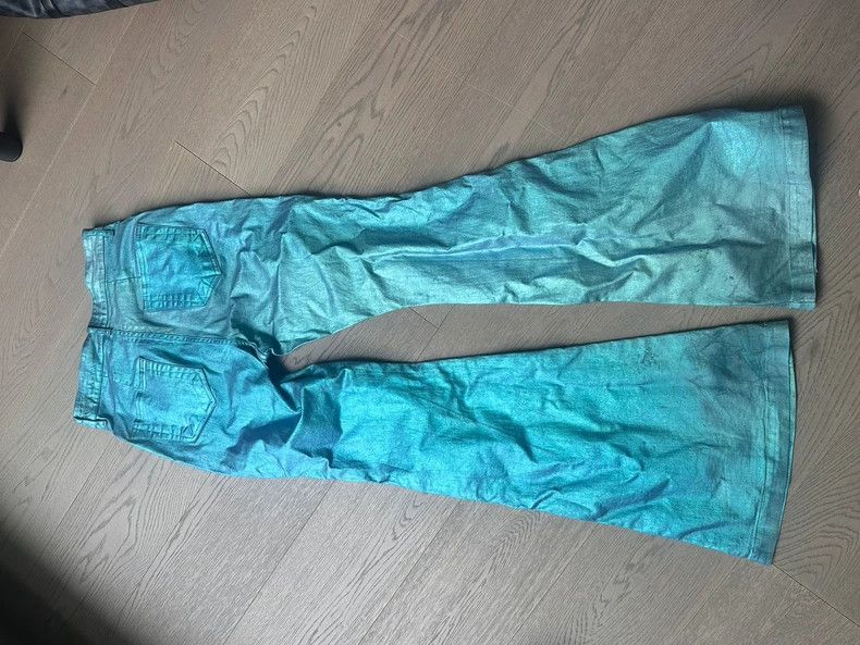 Rick Owens Rick Owens 23SS EDFU SLQ Bolan Bootcut Dazzling Laser Pant Size US 29 - 2 Thumbnail