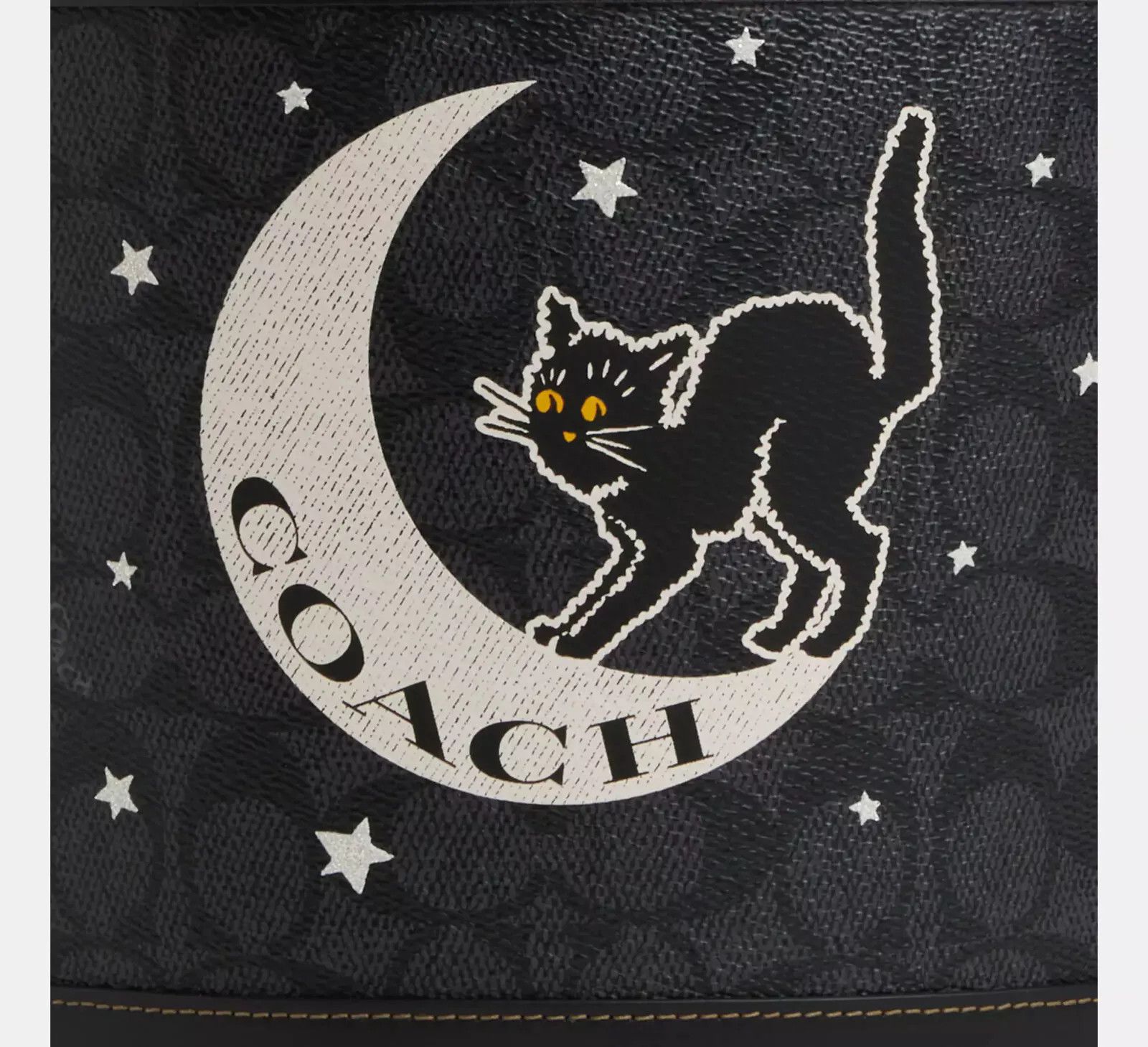 Coach Trick Or Treat Bucket In Signature Canvas Halloween Graphic Size ONE SIZE - 5 Thumbnail