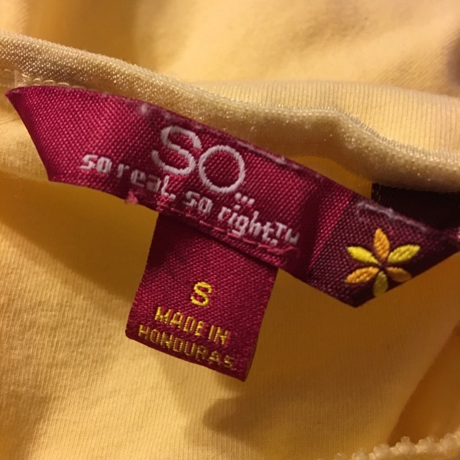 Other SO brand yellow BIB soft stretchy tank came NWOT S Size S / US 4 / IT 40 - 4 Thumbnail