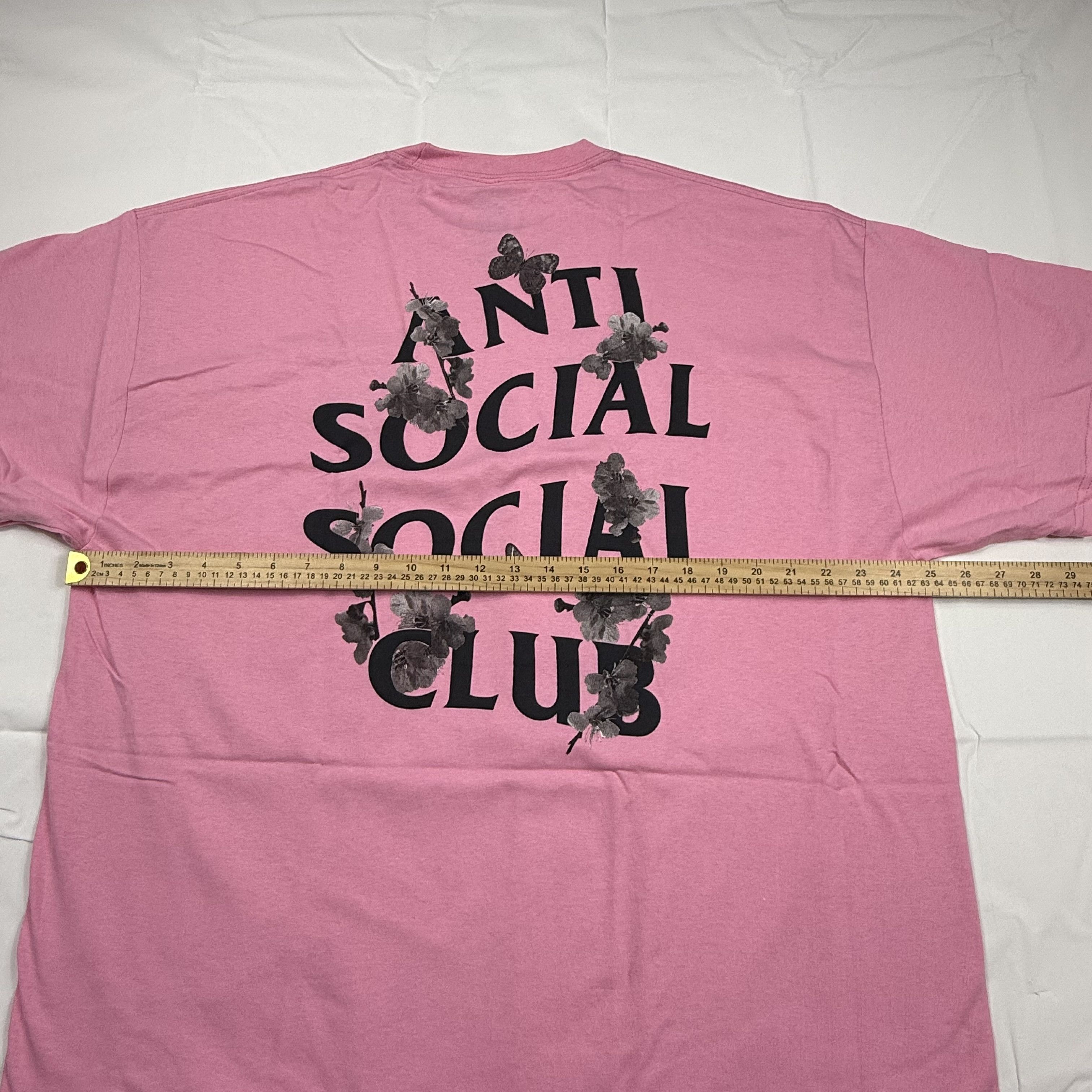 Anti Social Social Club Anti Social Social Club Dramatic Tee Candy Pink Sakura 2XL Size US XXL / EU 58 / 5 - 6 Thumbnail