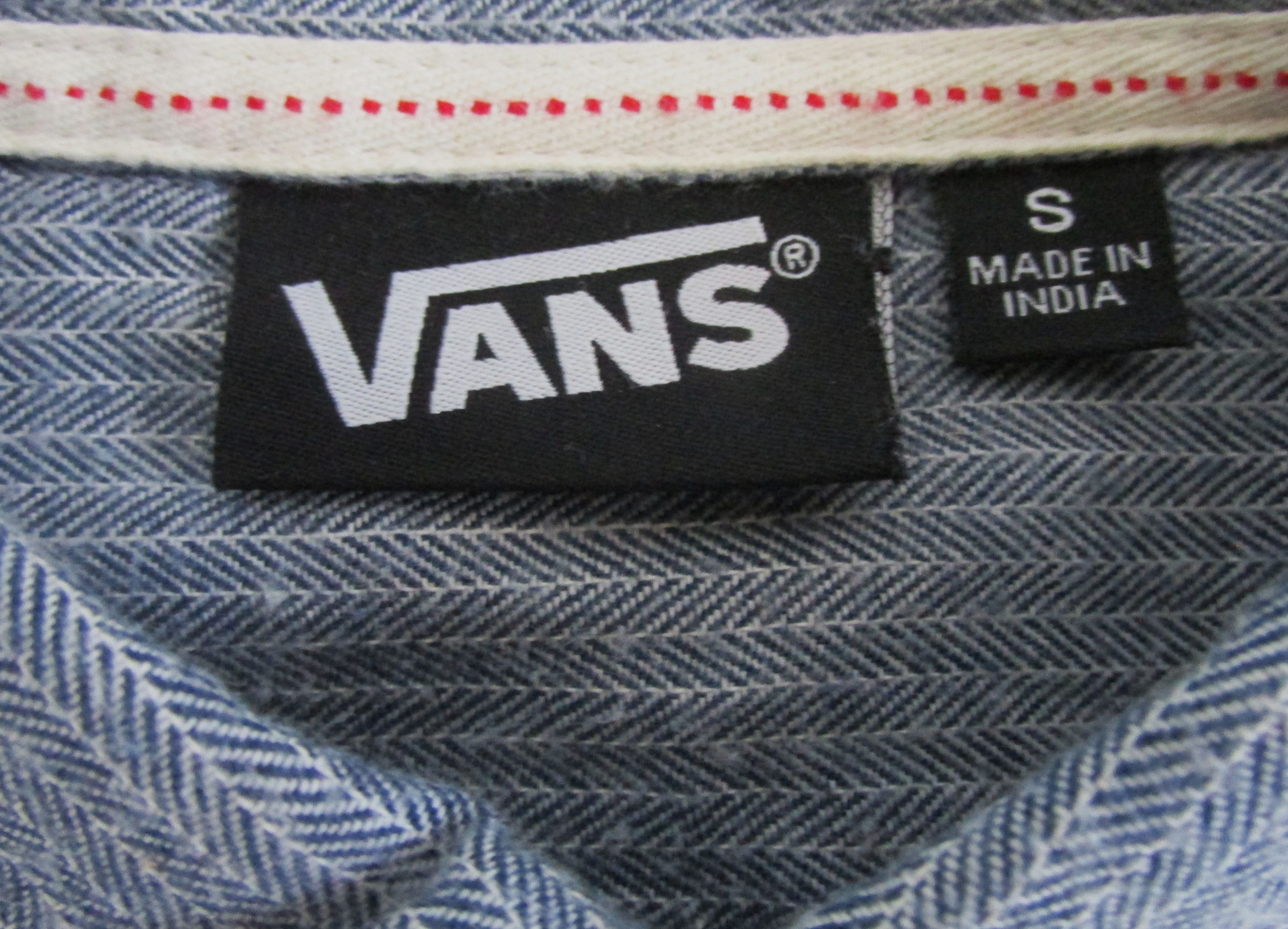 Vans VANS Men's Long Sleeve Cotton Shirt Size Small Size US S / EU 44-46 / 1 - 2 Thumbnail