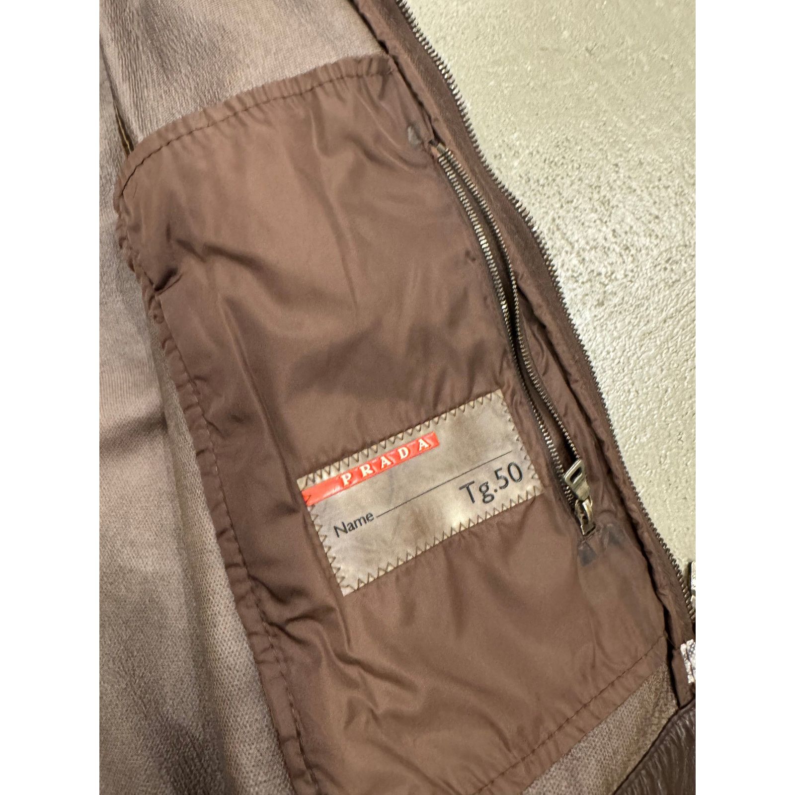 Prada 2000S Prada biker leather jacket Size US M / EU 48-50 / 2 - 9 Thumbnail