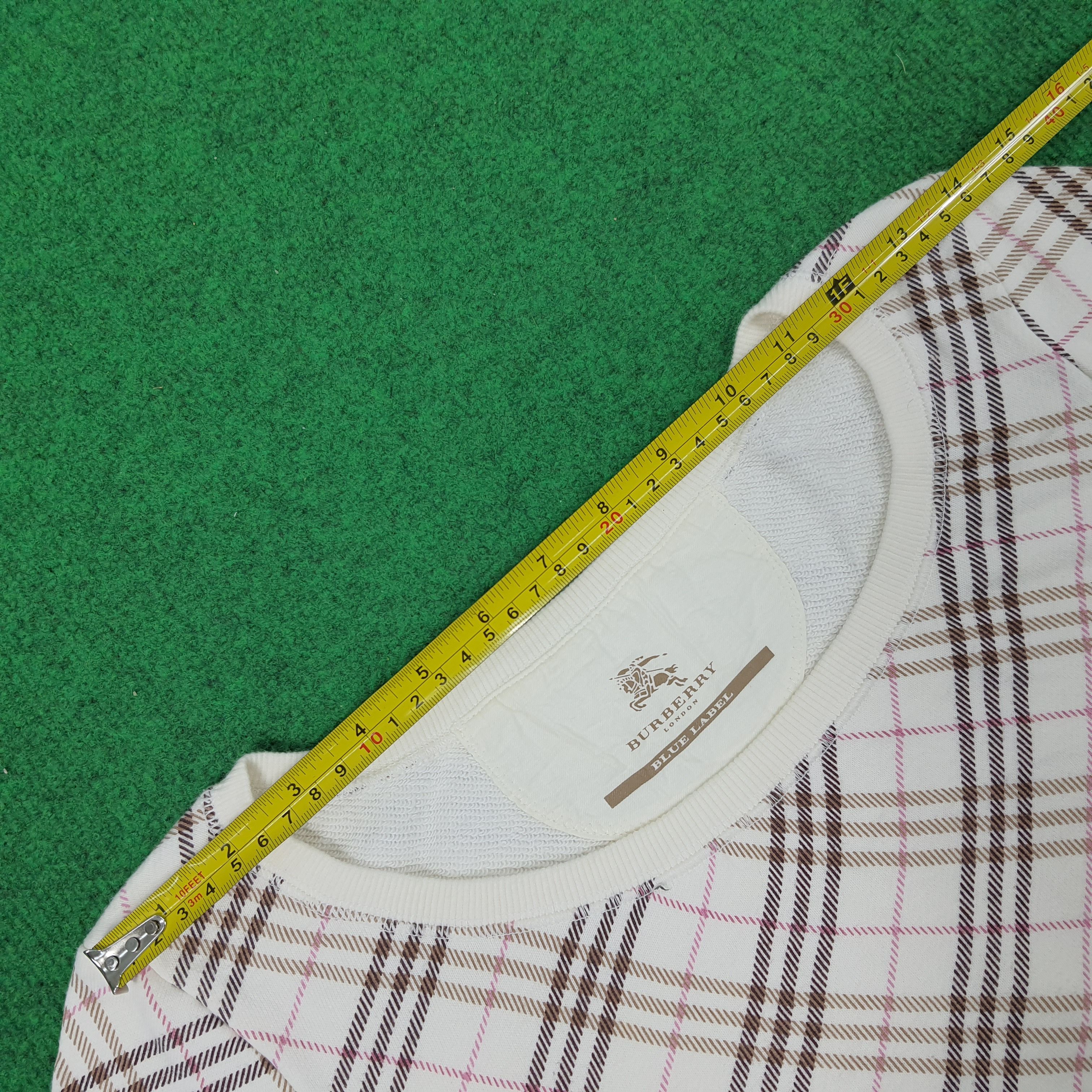 Burberry × Vintage Vintage Burberry Blue Label Long Sleeve Shirt Size XS / US 0-2 / IT 36-38 - 10 Thumbnail