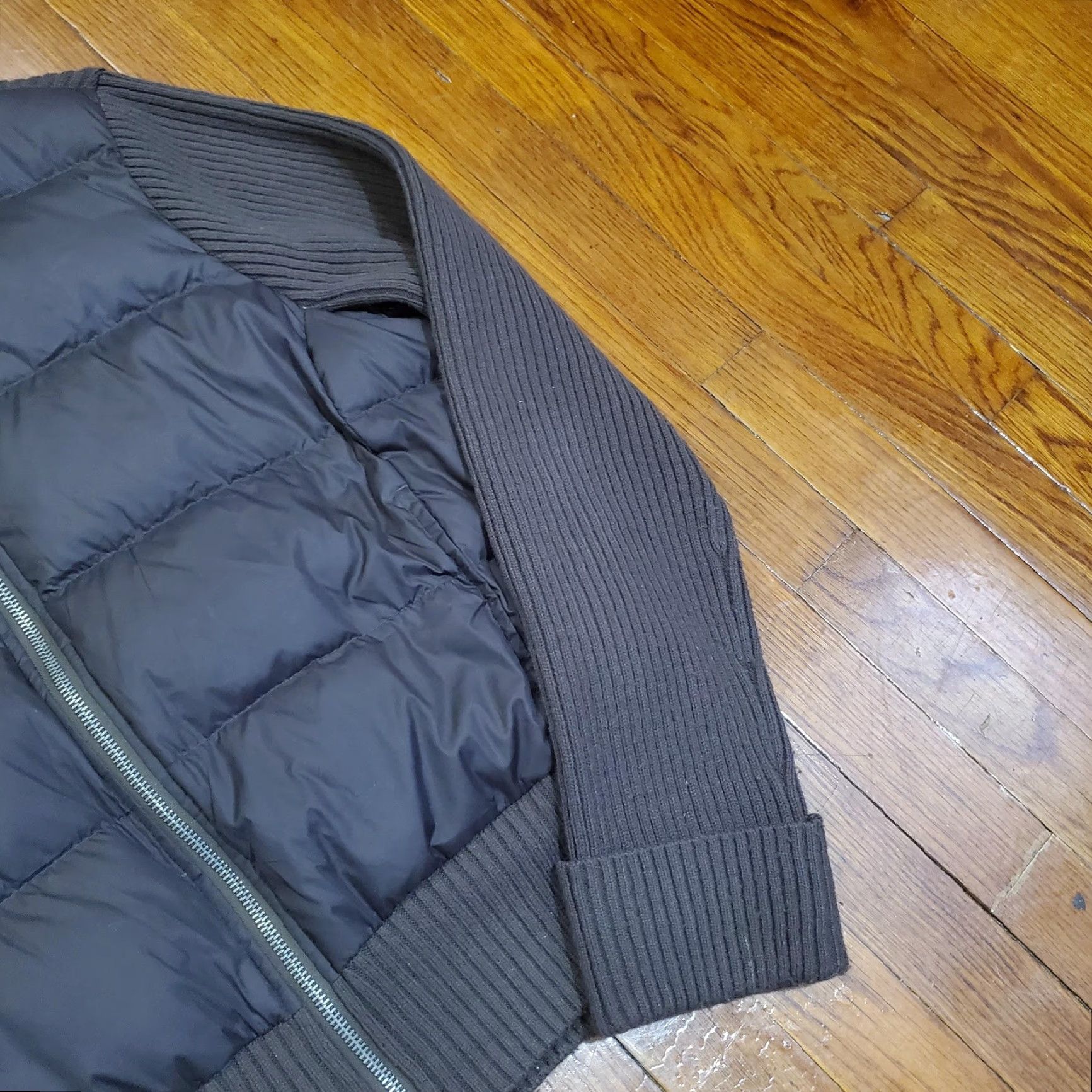 Polo Ralph Lauren Ralph Lauren Polo Jeans Co Jacket Women XL Brown Knit Down Puffer Sweater Hybrid Size XL / US 12-14 / IT 48-50 - 3 Thumbnail