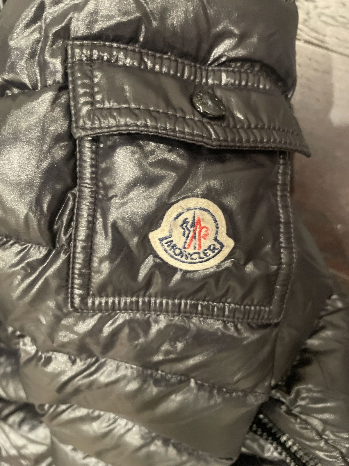 Moncler Little Girls Moka Moncler coat Size M / US 6-8 / IT 42-44 - 3 Thumbnail